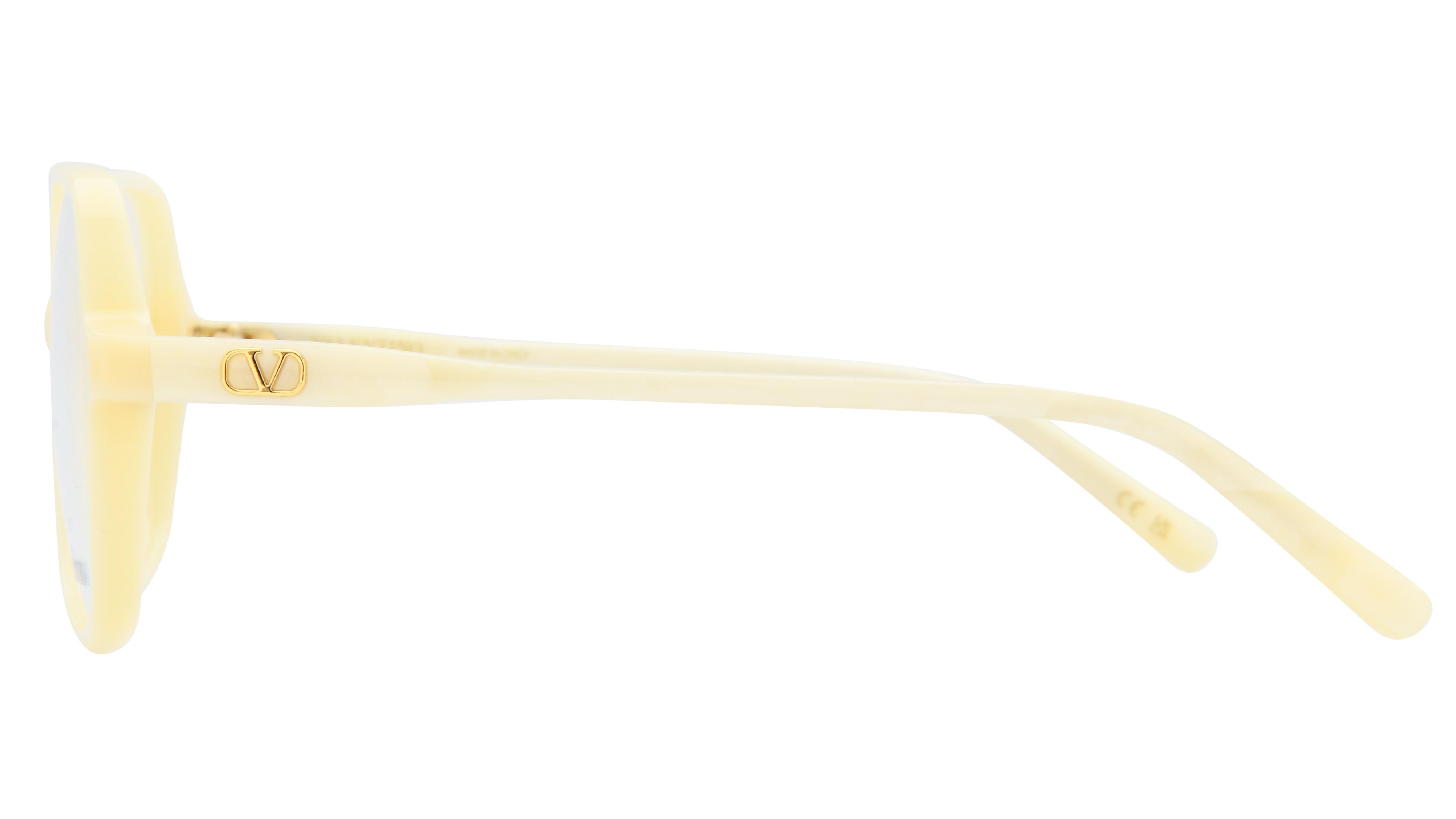 Lunettes de vue Valentino Femme Blanc Carré Vg0021O Gauche