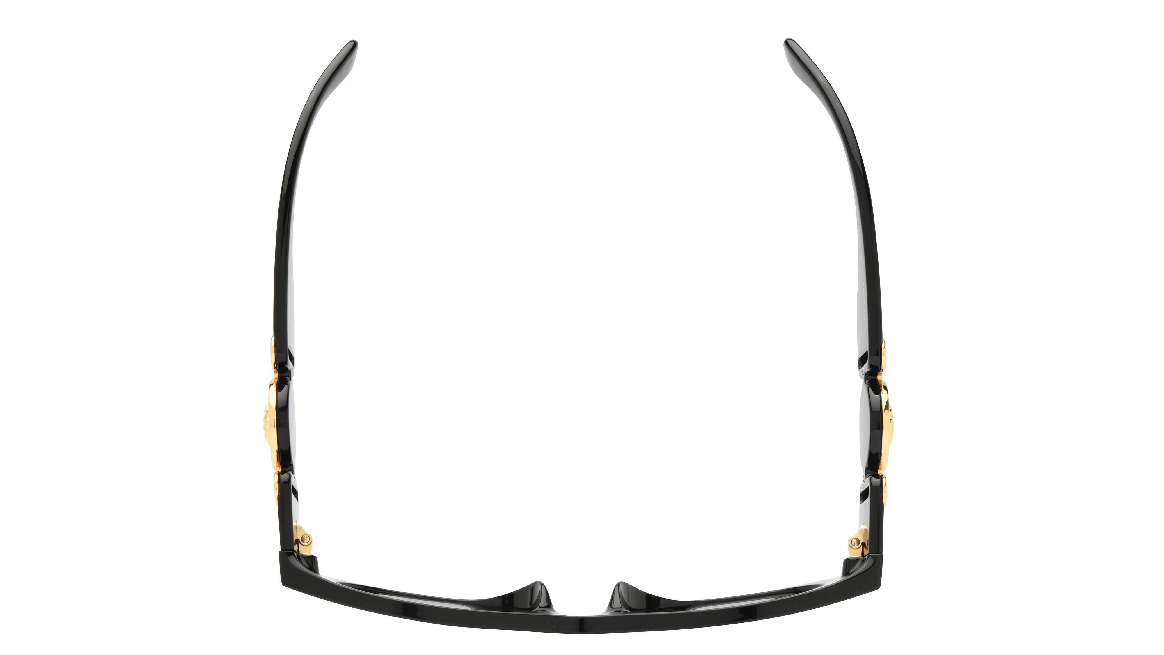 Lunettes de soleil Versace Femme Noir Ovale VE4480U Dessus