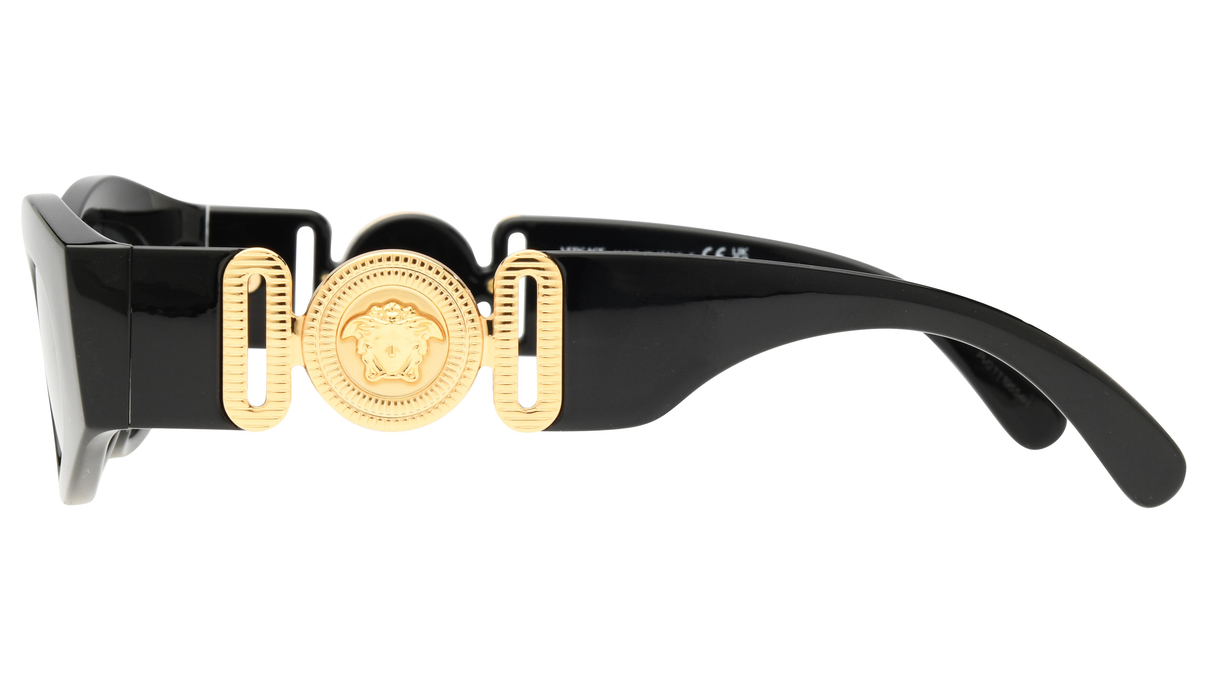 Lunettes de soleil Versace Femme Noir Ovale VE4480U Gauche