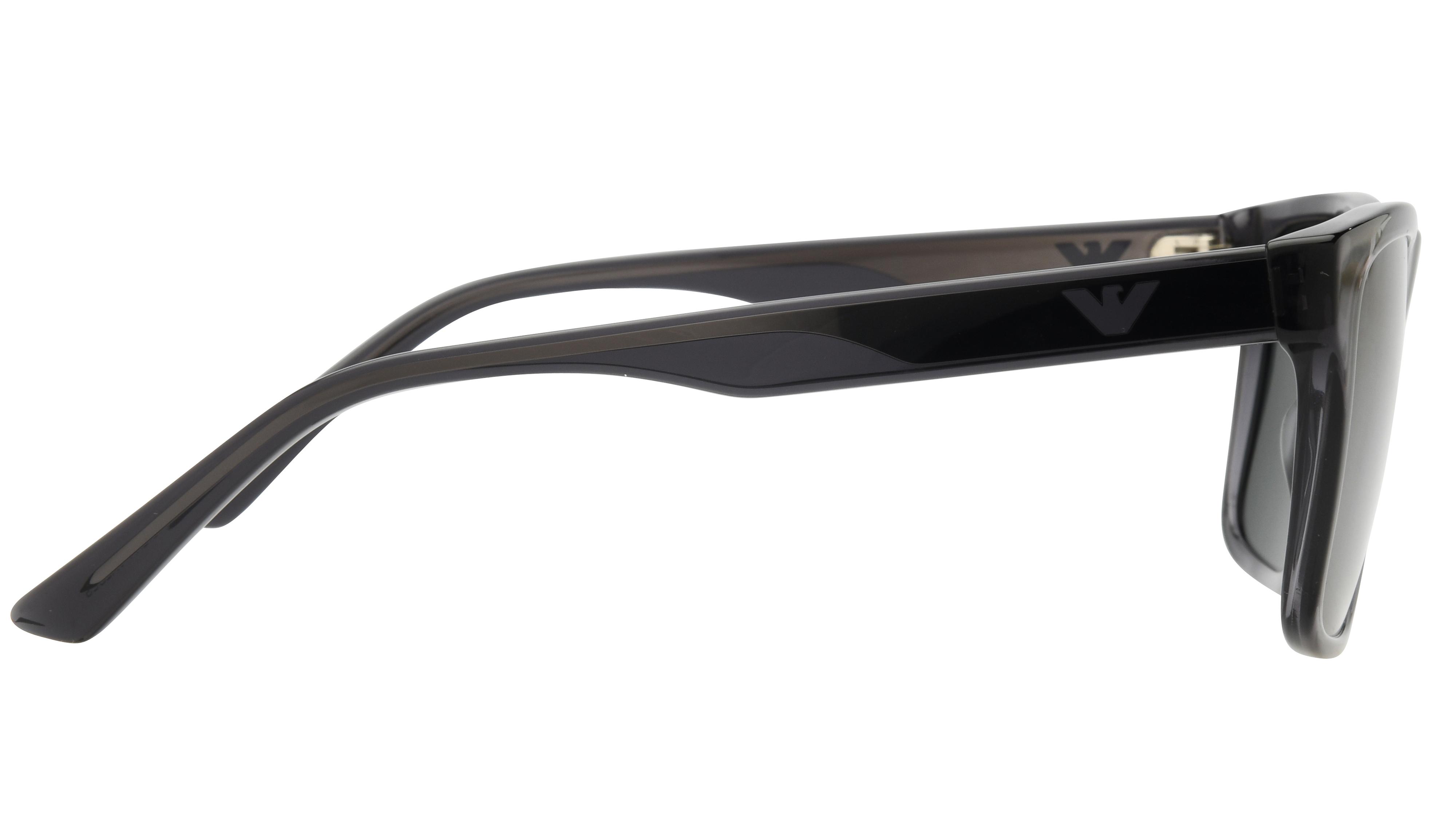 Lunettes de soleil Emporio Armani Homme Gris Rectangle EA4232 Droite