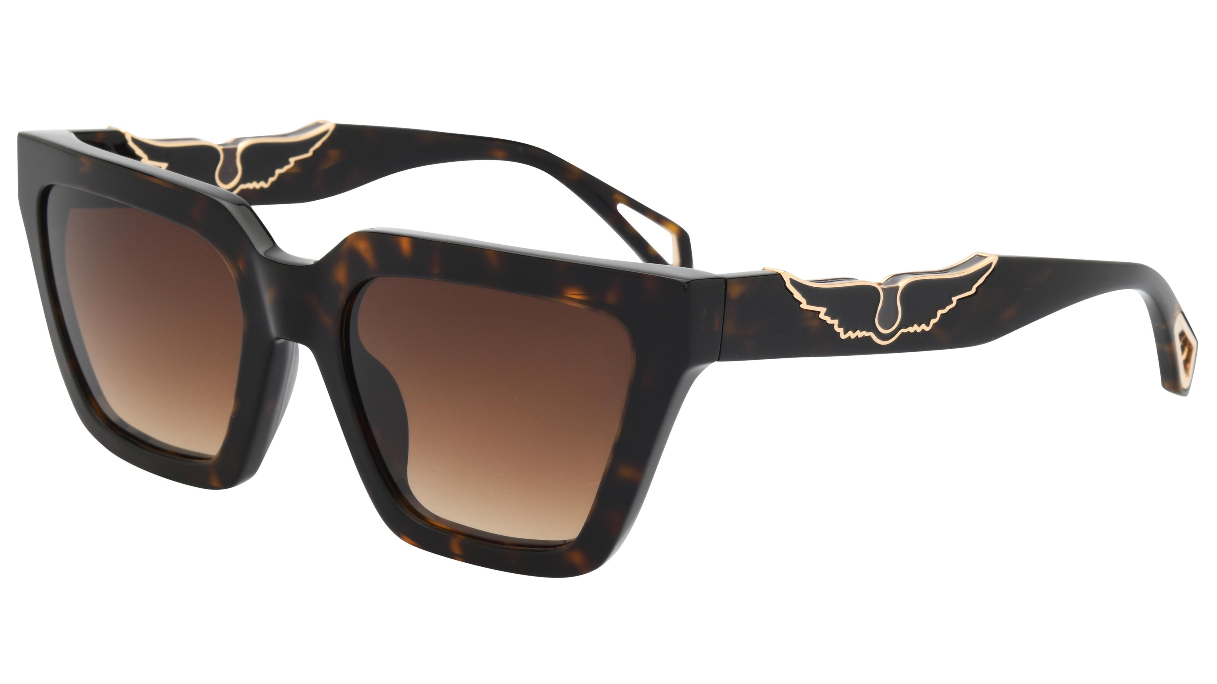 Lunettes de soleil Zadig Voltaire Szv418 53722Y Ecaille Fonce