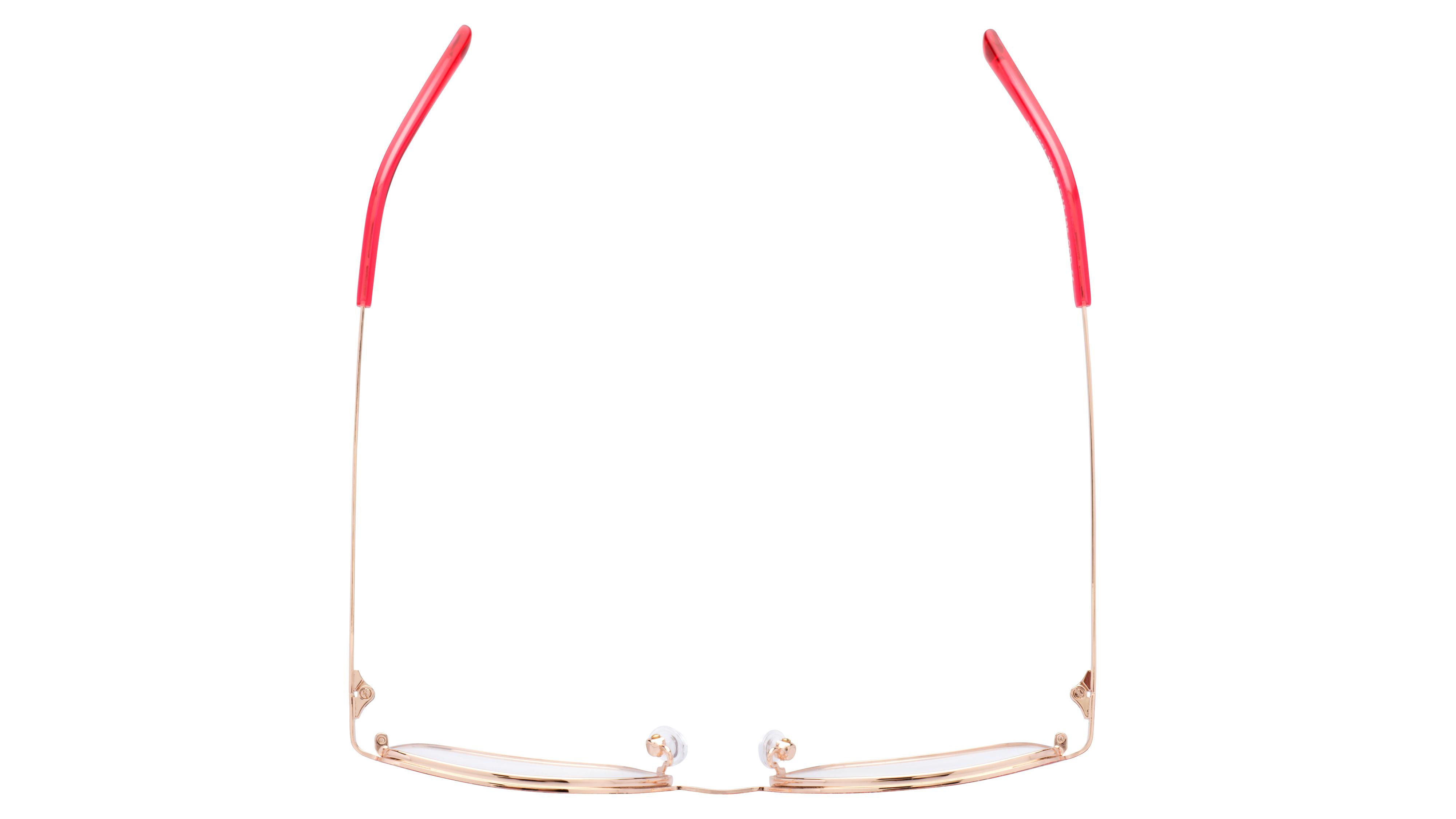 Lunettes de vue Baïa Femme Or Carré Baa2004 Dessus