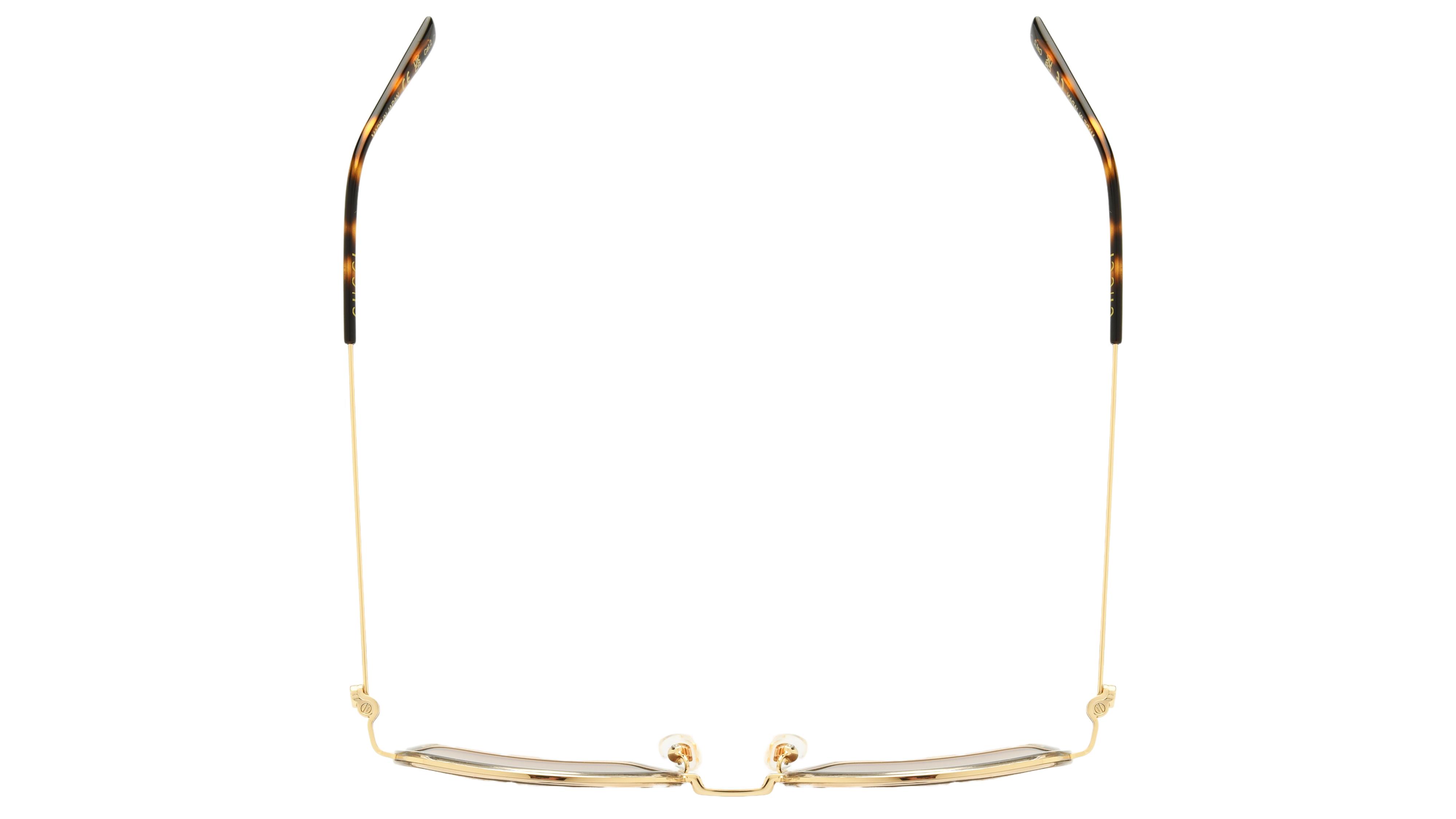 Lunettes de vue Gucci Homme Noir Rectangle GG1878O Dessus