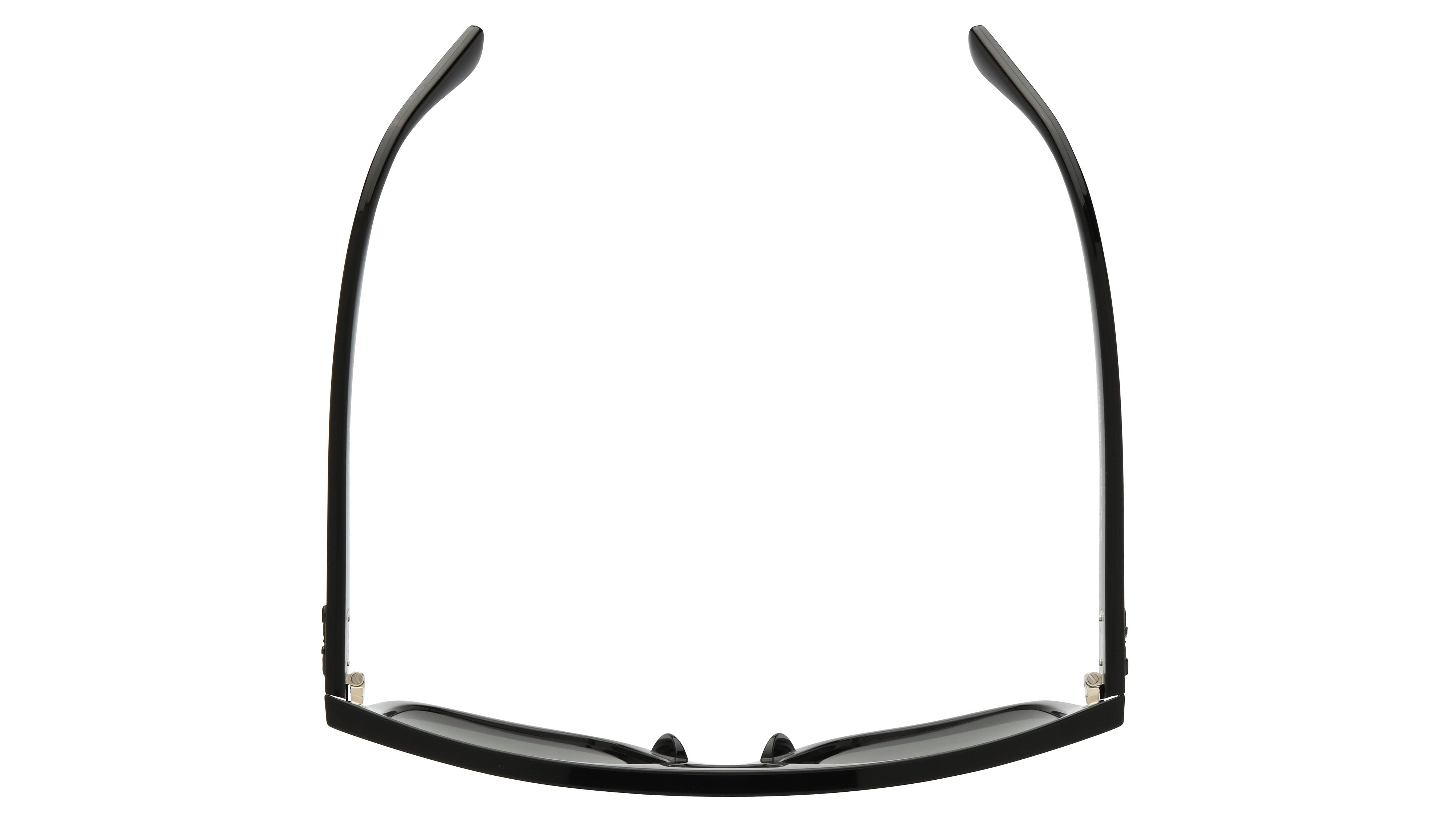 Lunettes de soleil Ray-Ban Mixte Noir Aviateur RB2213 Dessus