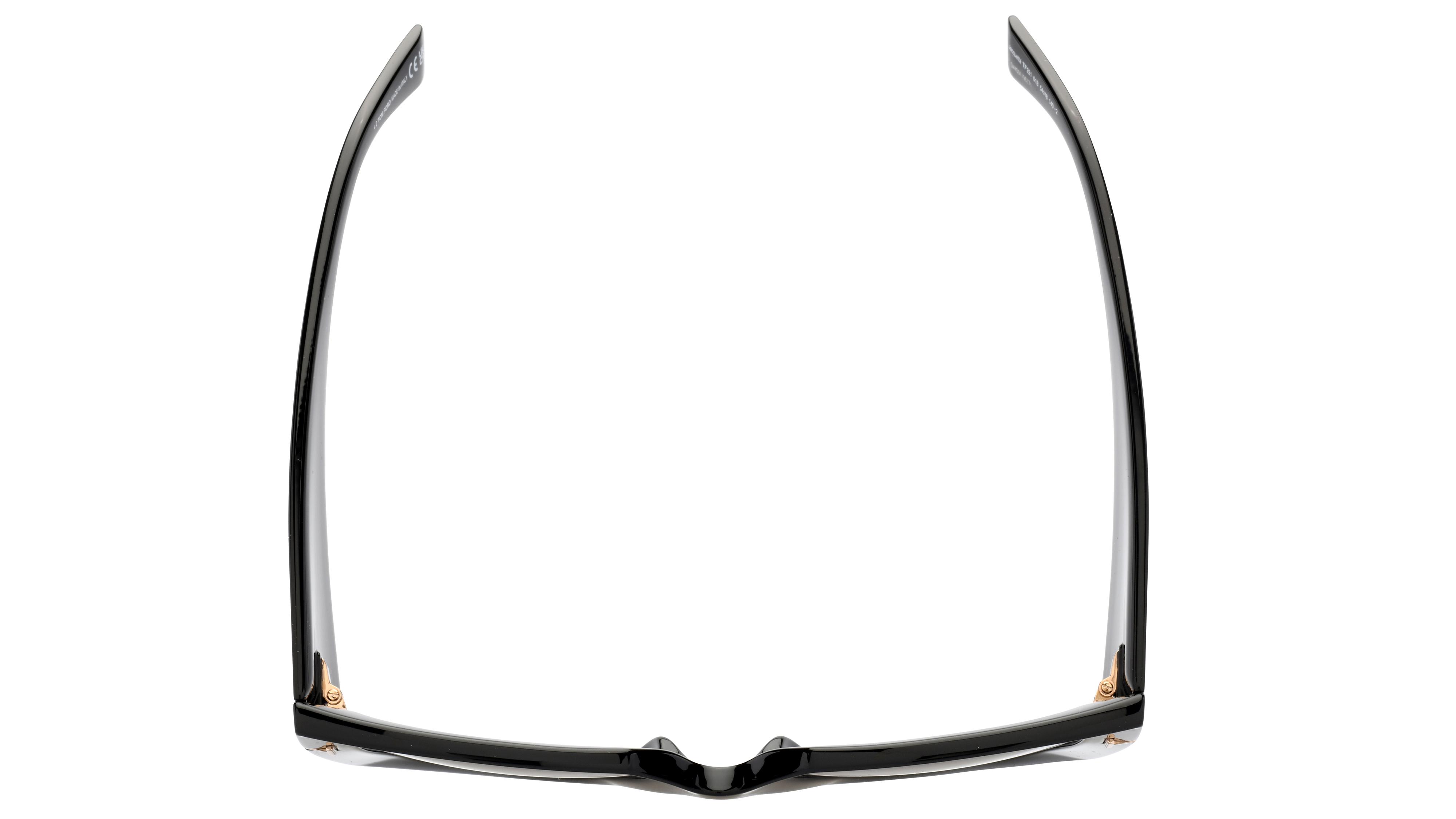 Lunettes de soleil Tom Ford Femme Noir Ovale FT0921 Dessus