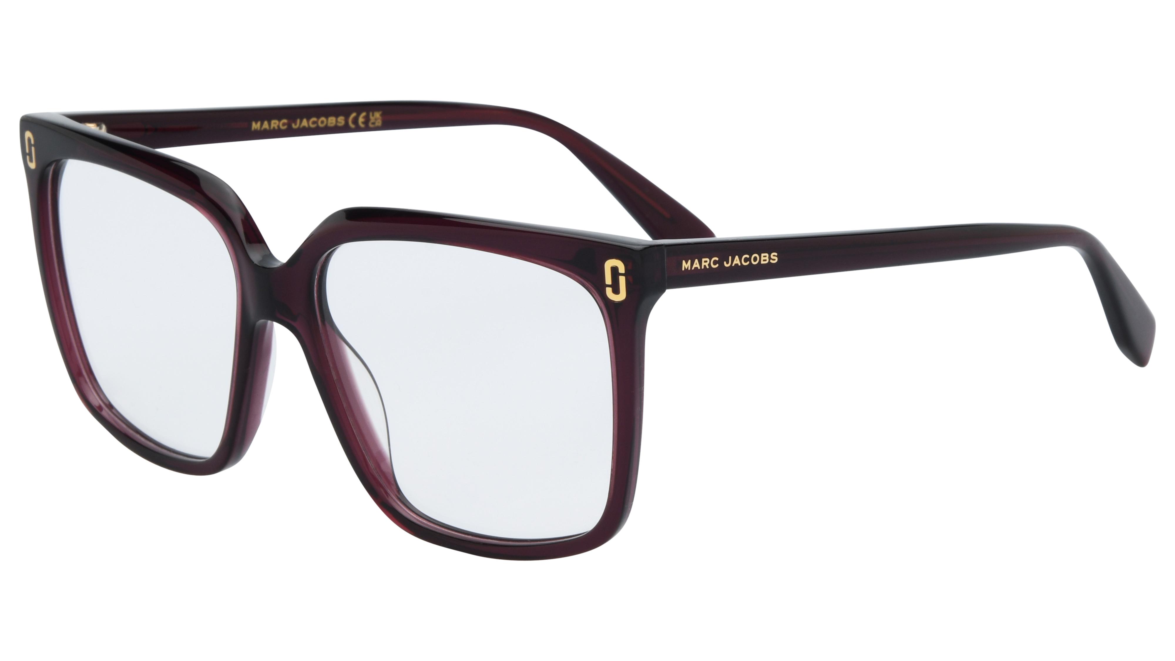 Lunettes de vue Marc Jacobs Femme Rouge Carré MJ Trois-Quart