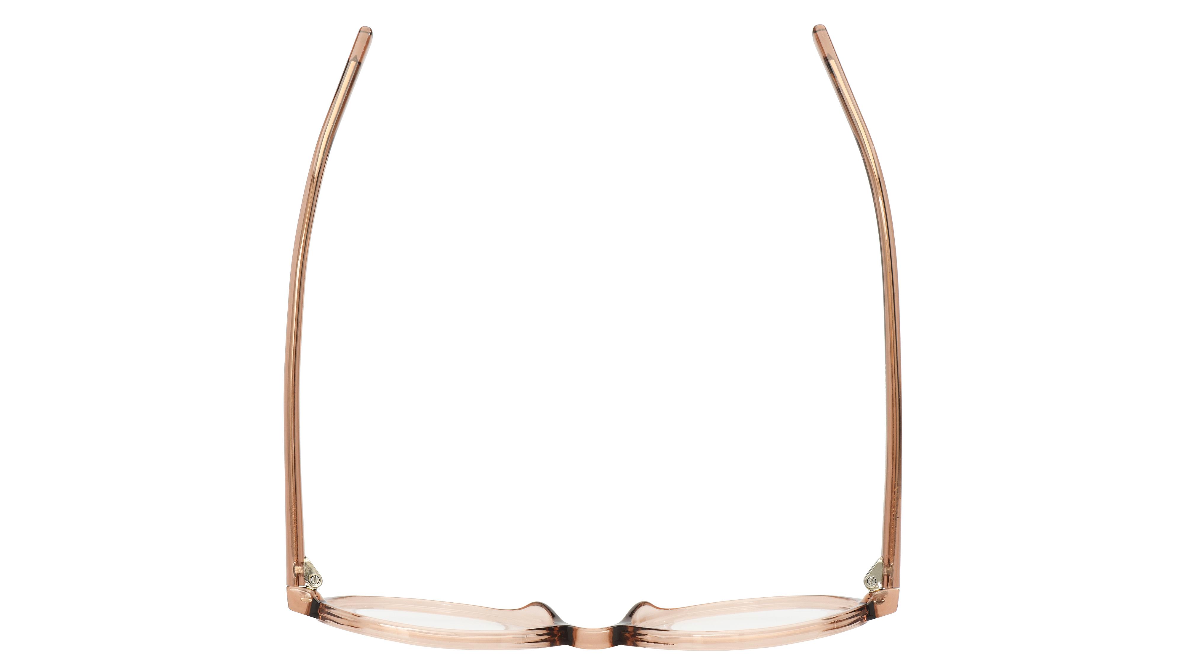 Lunettes de vue Alternance Femme Marron Ronde Alt21105 Dessus