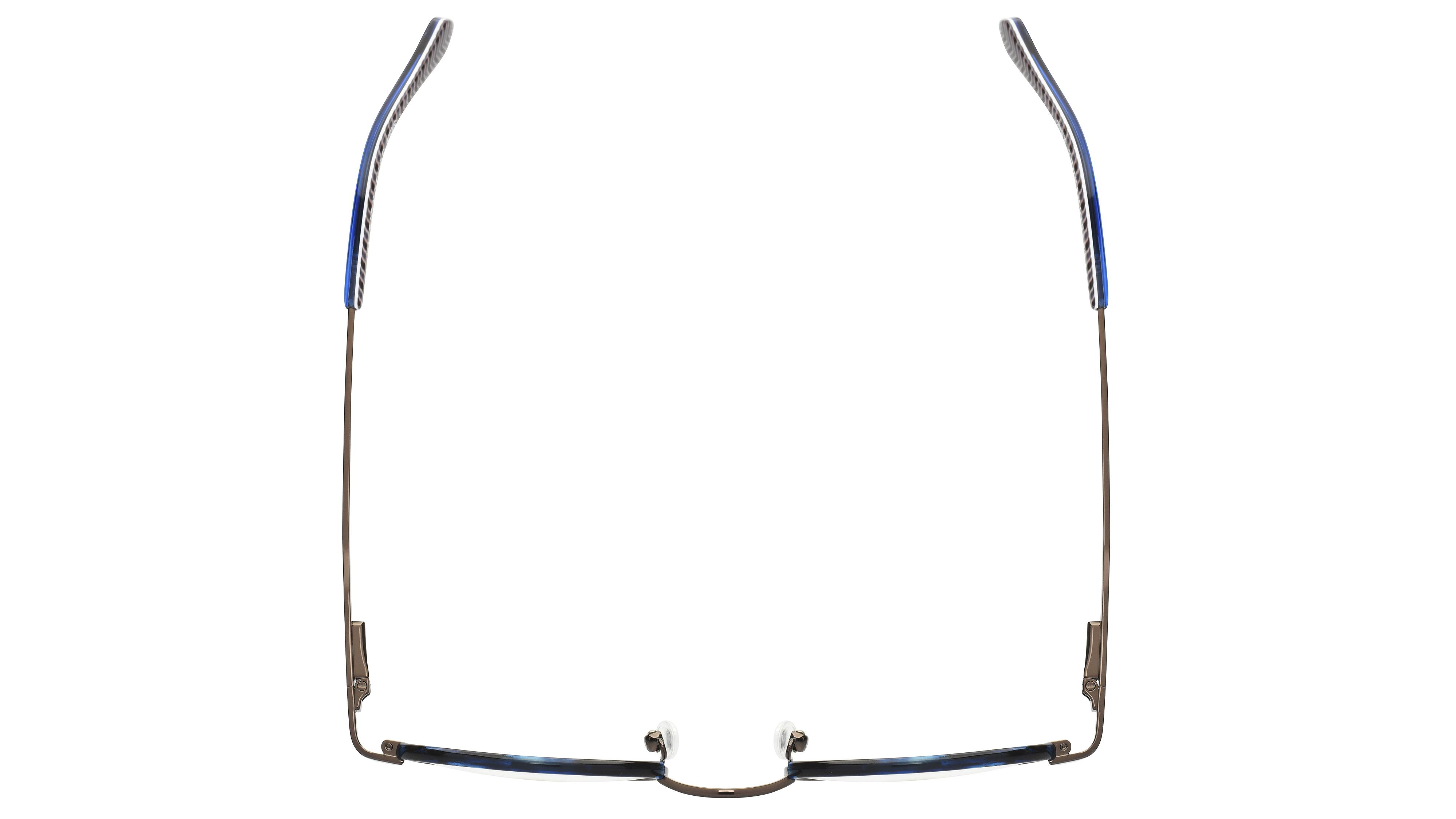 Lunettes de vue Signature Krys Homme Bleu Ronde Moj2007 Dessus