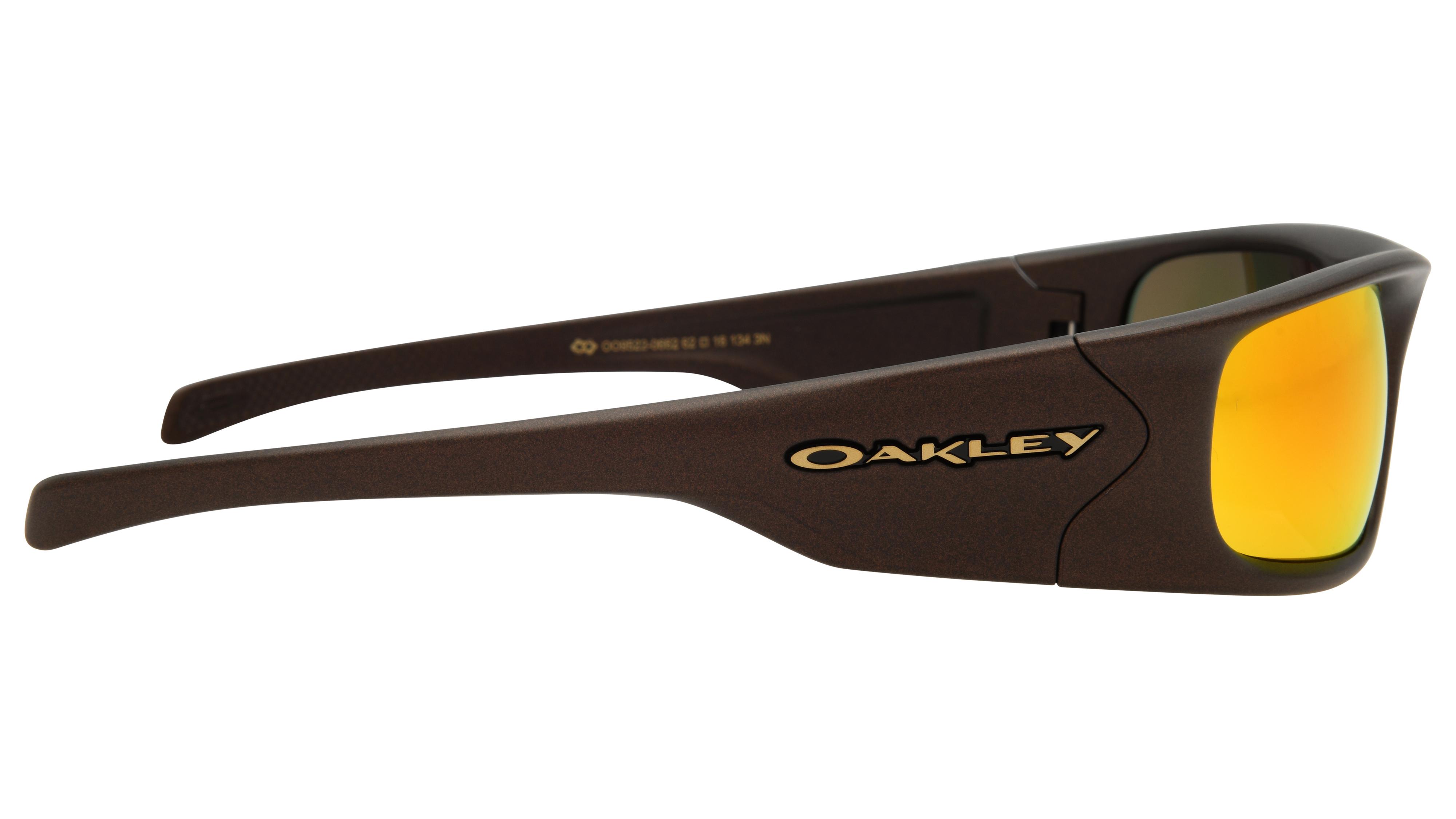 Lunettes de soleil Oakley Mixte Gris Rectangle 0Oo9522 Droite