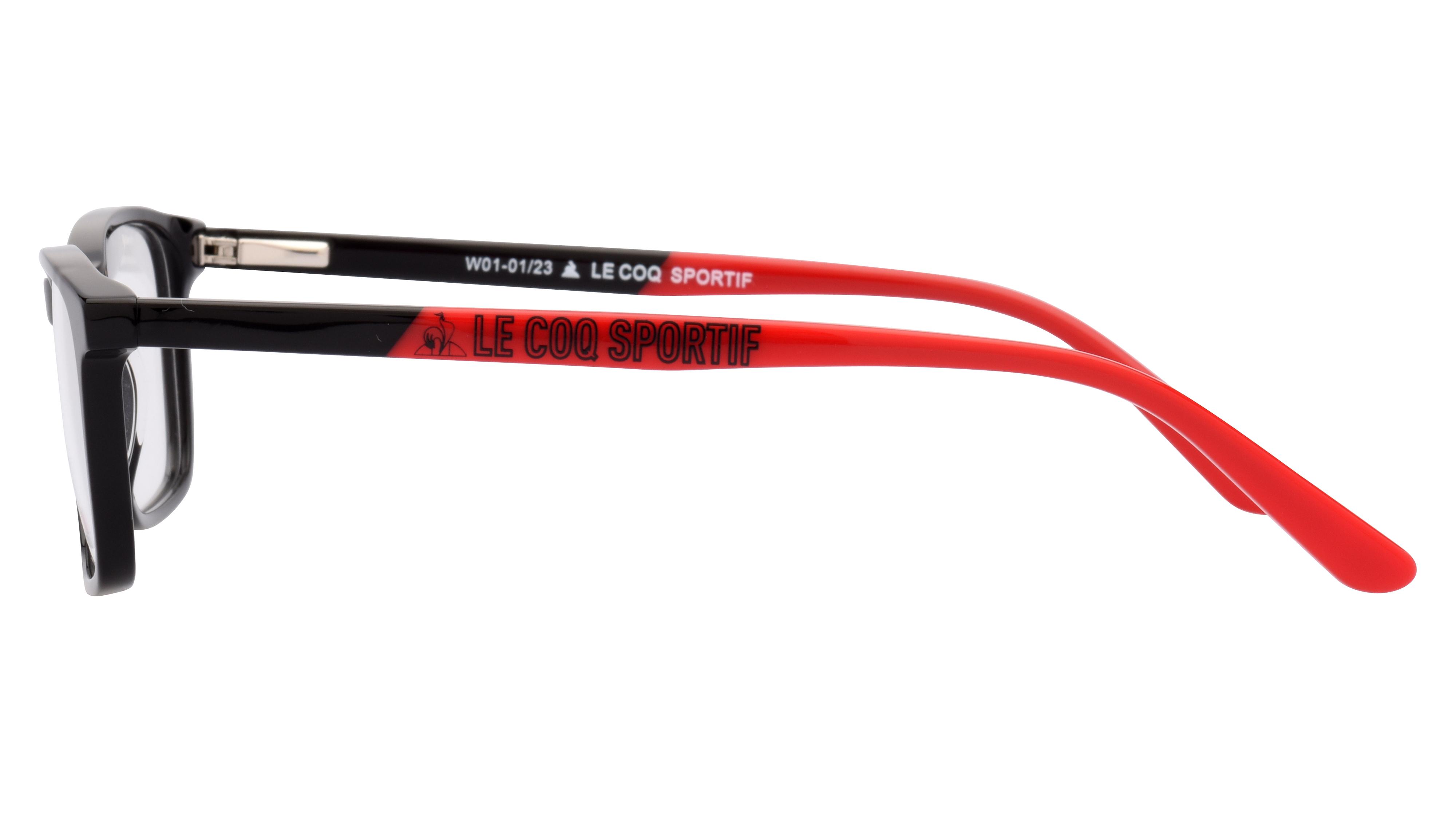 Lunettes de vue Le Coq Sportif Homme Noir Rectangle Lcs2204 Gauche
