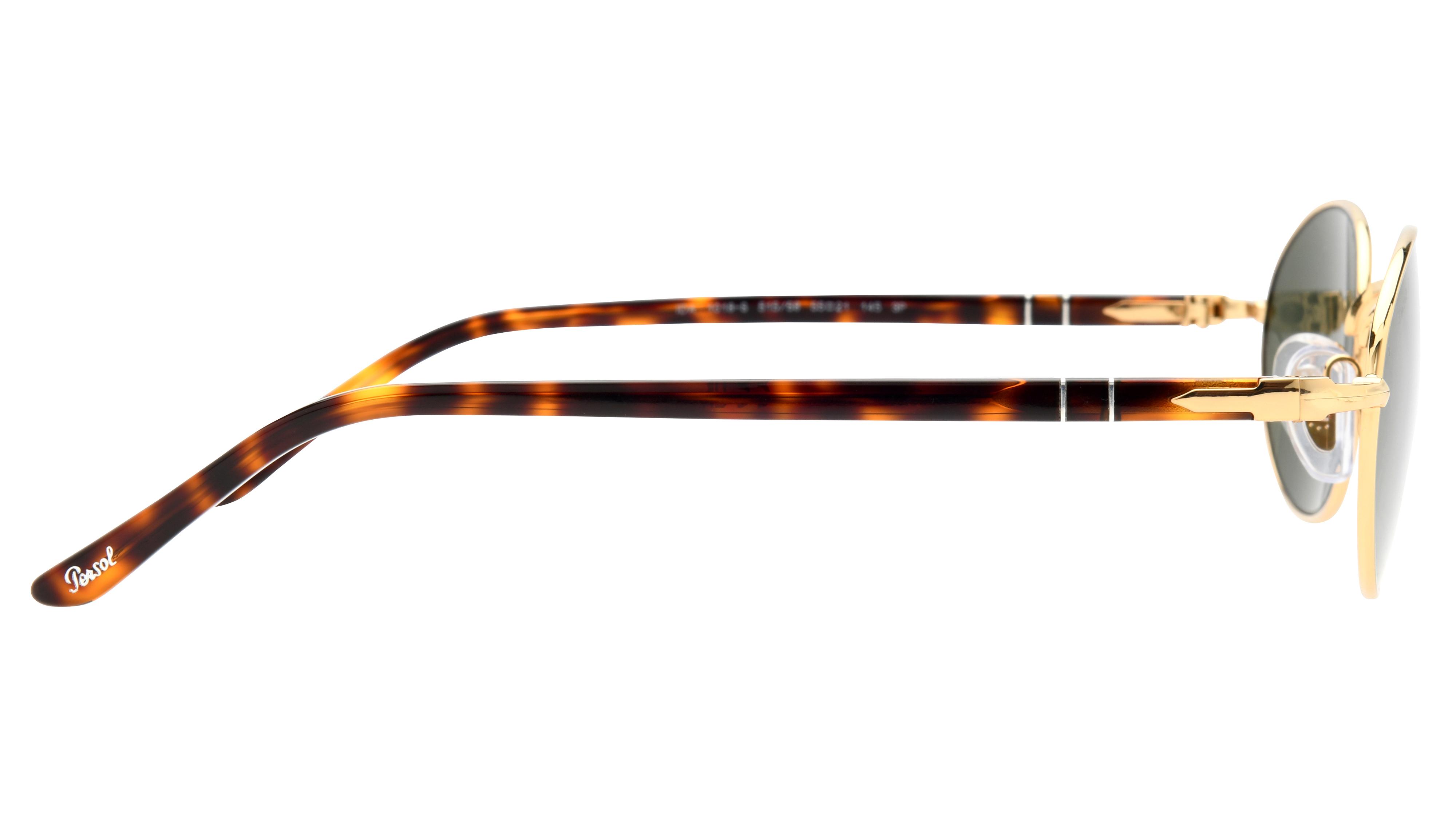 Lunettes de soleil Persol Mixte Or Ovale PO1018S Droite