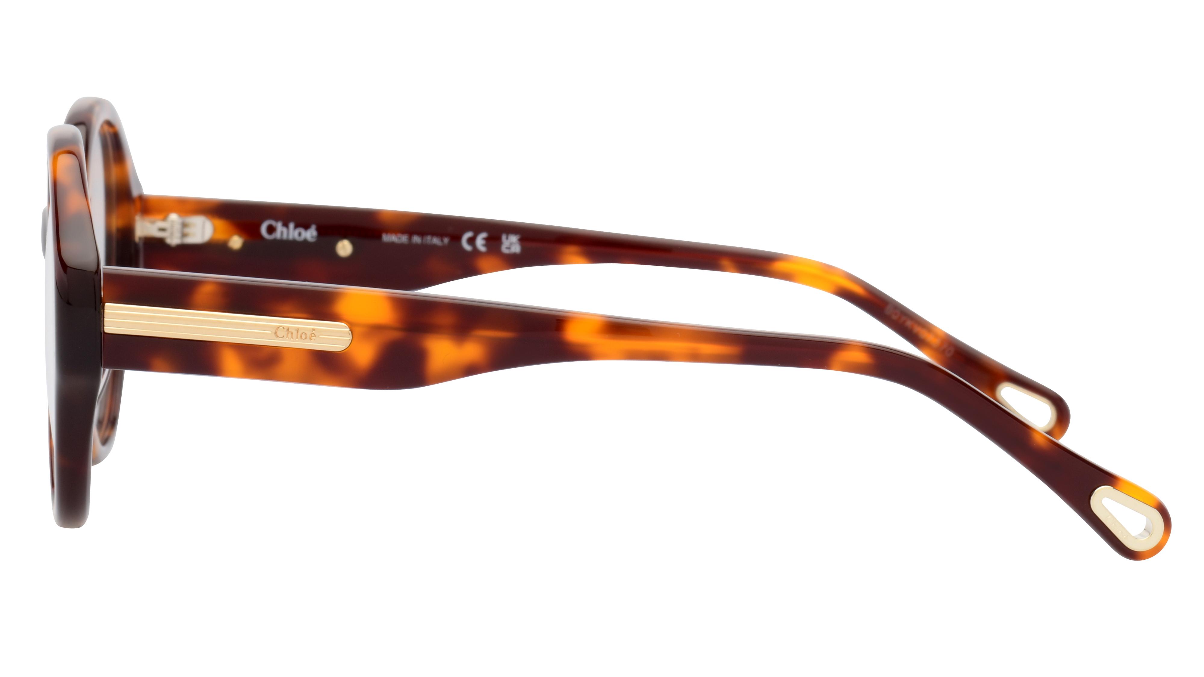 Lunettes de vue Chlo Ch0123O 002 Ecaille Fonce C Carr Krys
