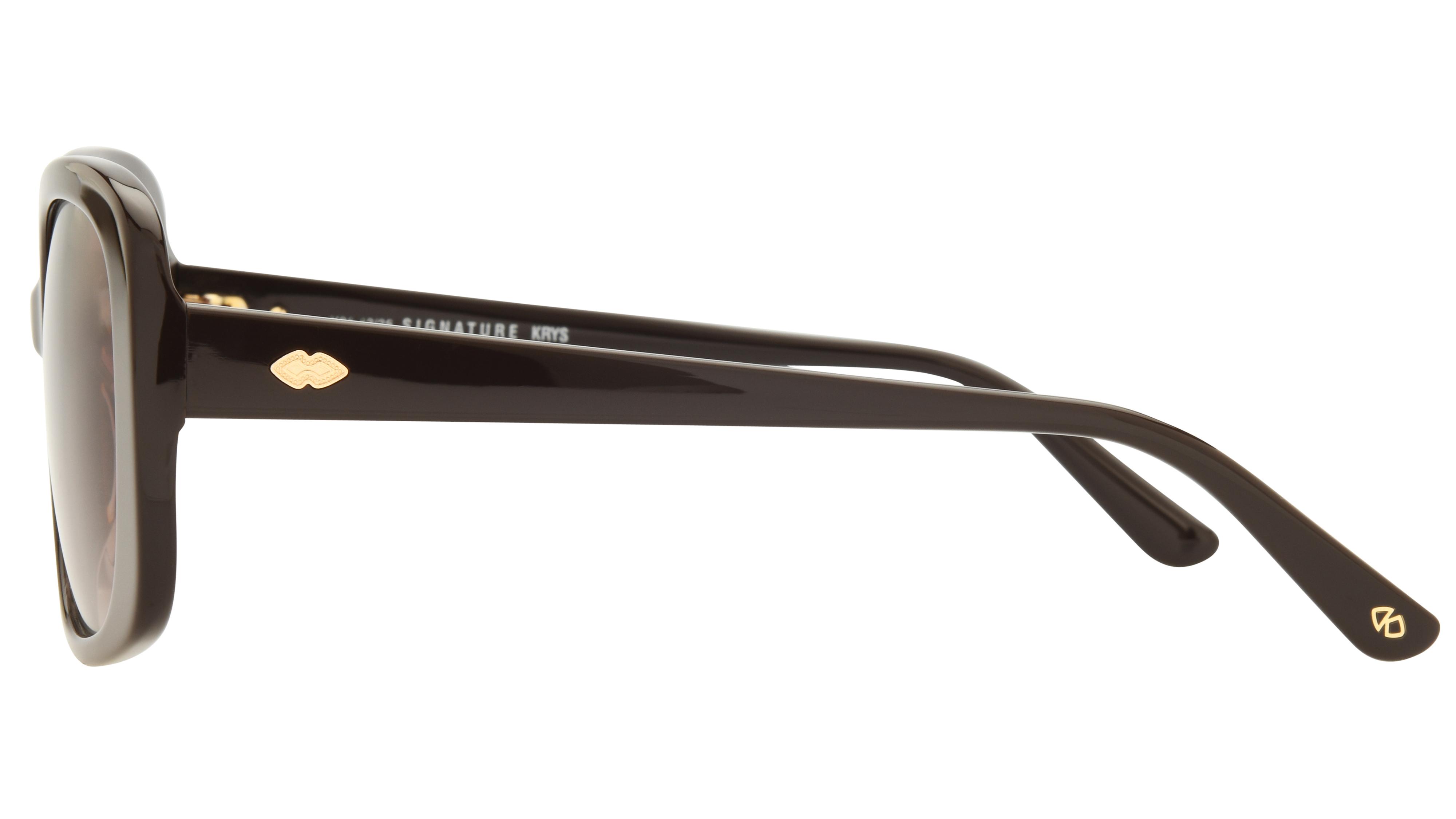 Lunettes de soleil Signature Krys Femme Marron Rectangle skj2610-d Gauche