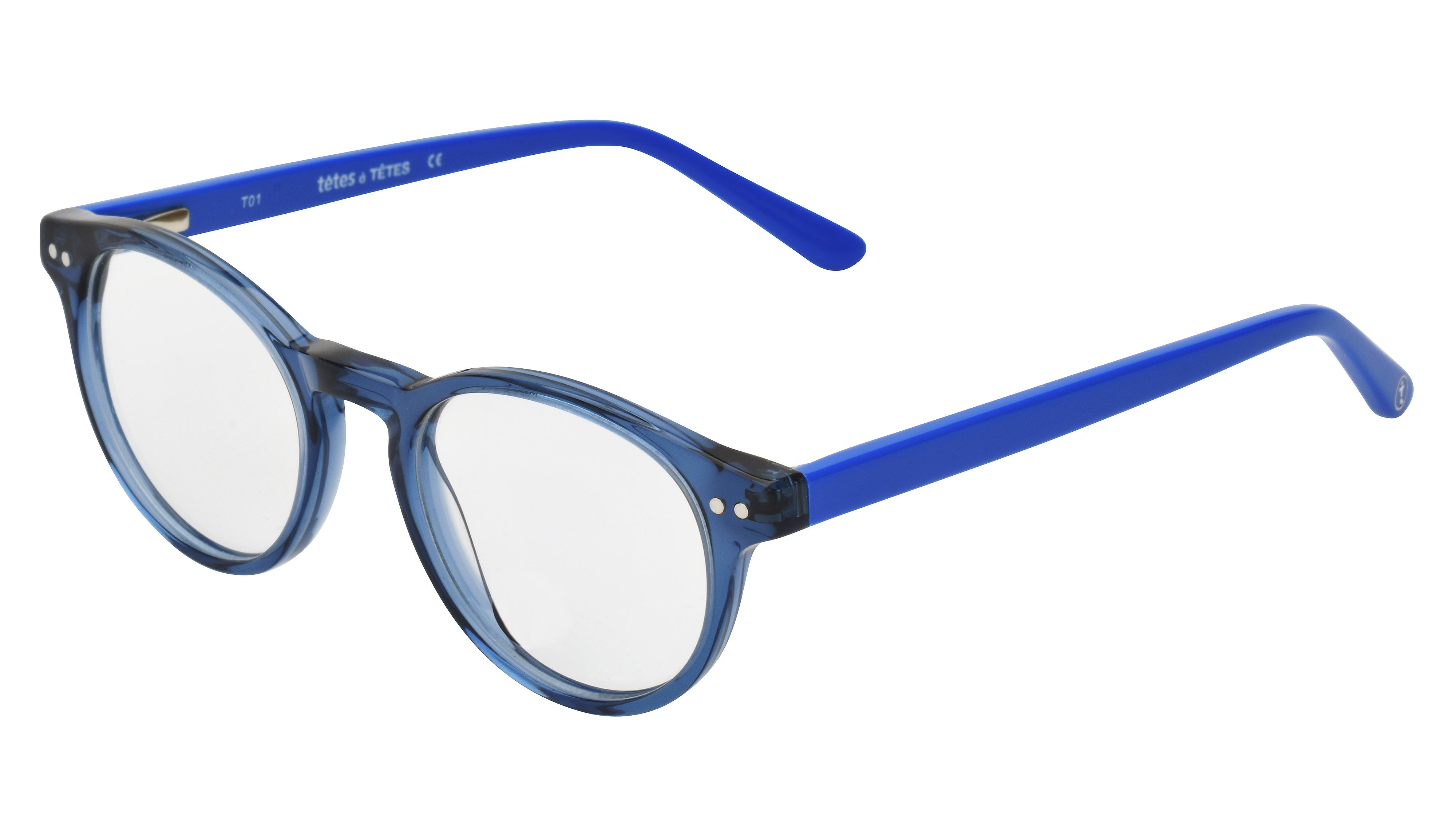 Lunettes de vue têtes à TETES Enfant Bleu  Tat1925 Trois-Quart