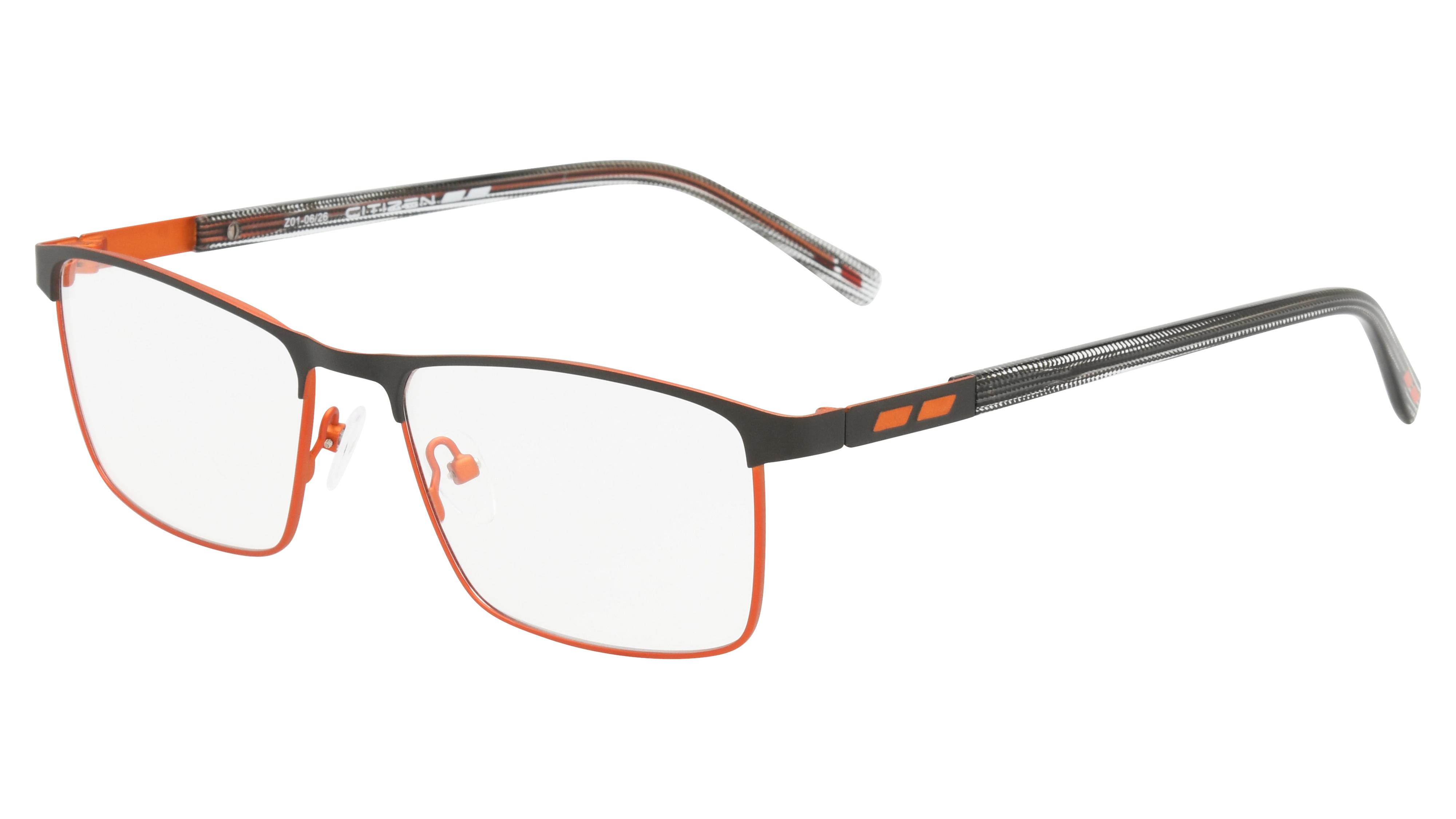 Lunettes de vue Citizen Homme Noir Rectangle Ctz2604 Trois-Quart