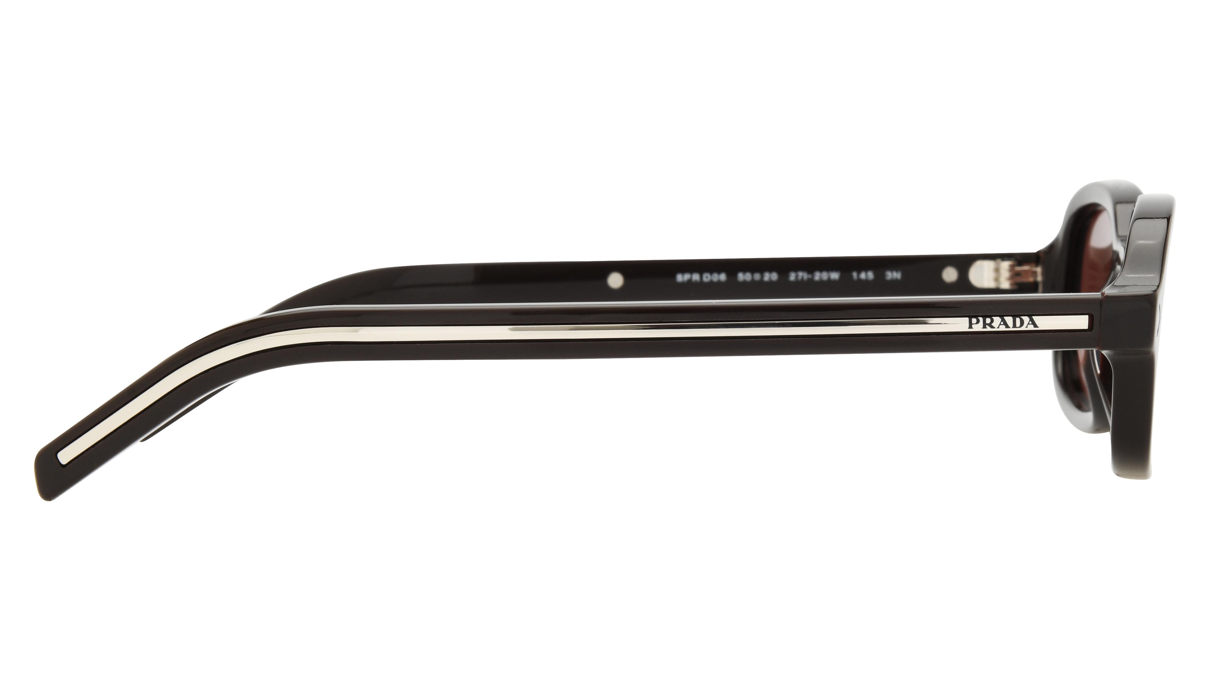 Lunettes de soleil Prada Femme Marron Ovale PR Droite