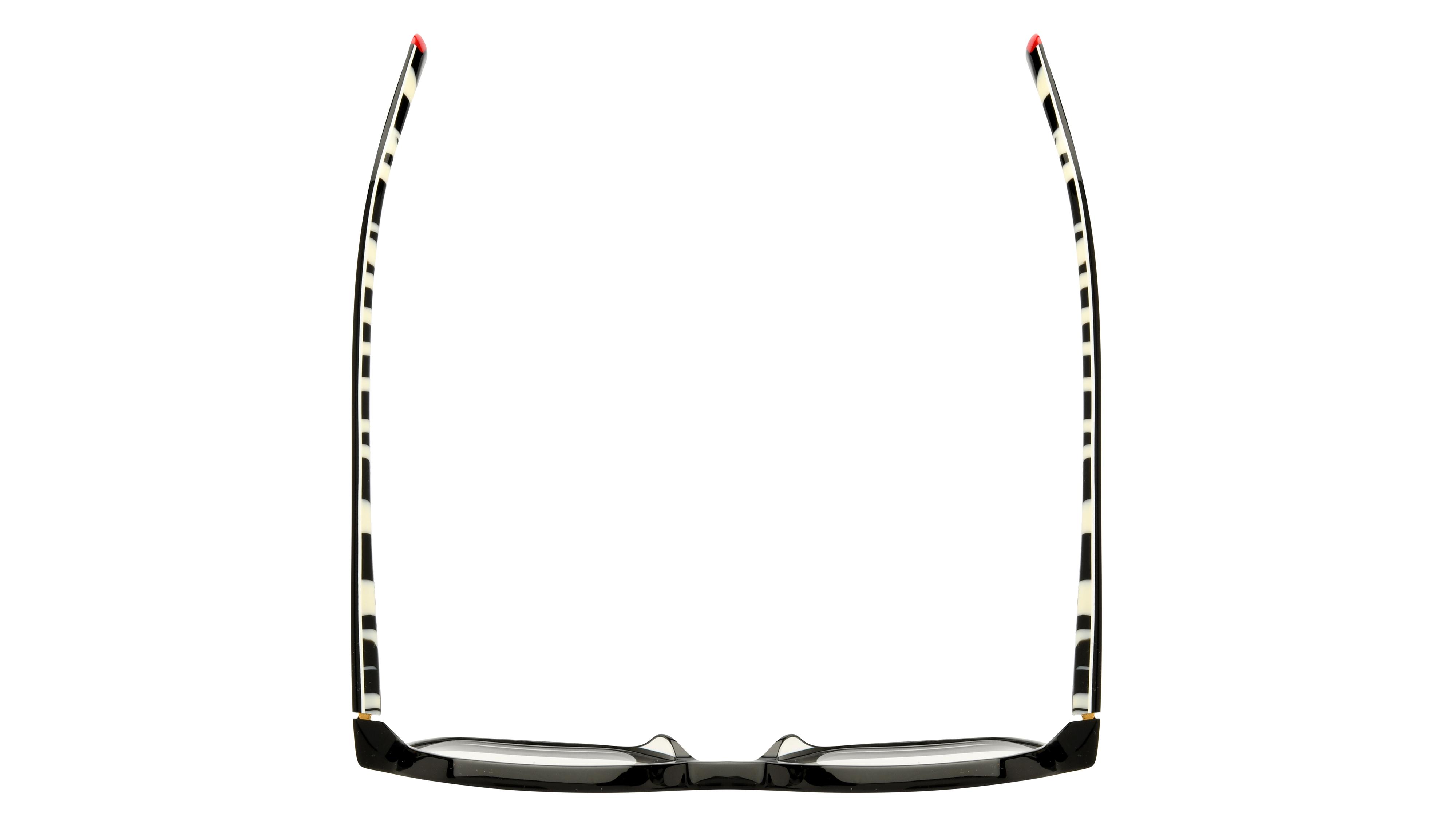 Lunettes de vue Etnia Barcelona Femme Noir Carré Brutal Dessus