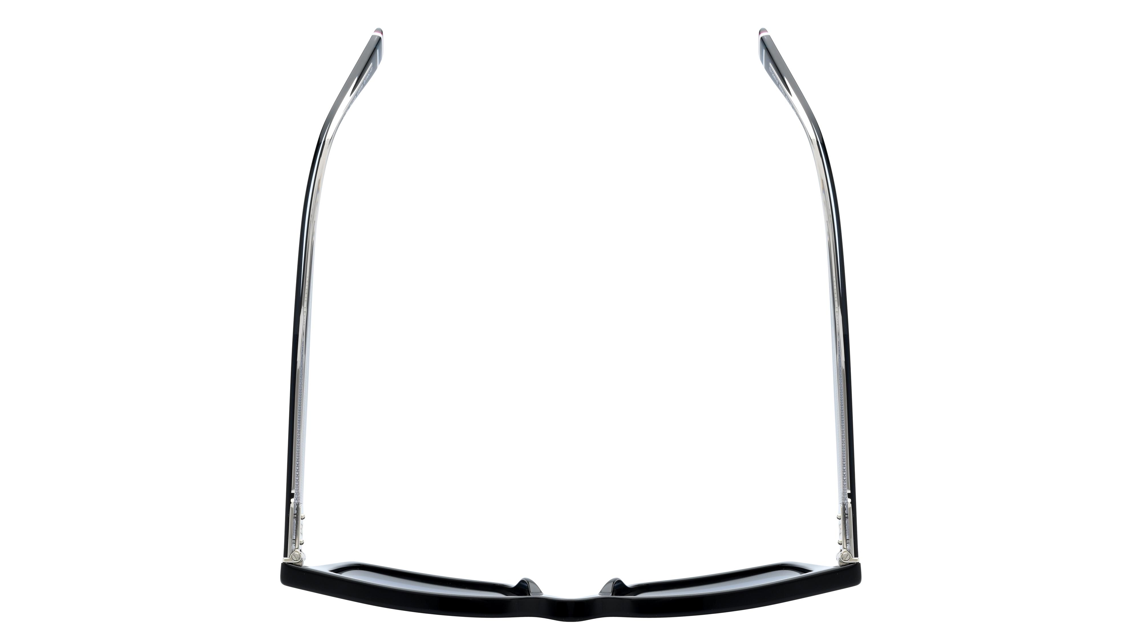 Lunettes de soleil Tommy Hilfiger Homme Noir Rectangle Th2067/S Dessus
