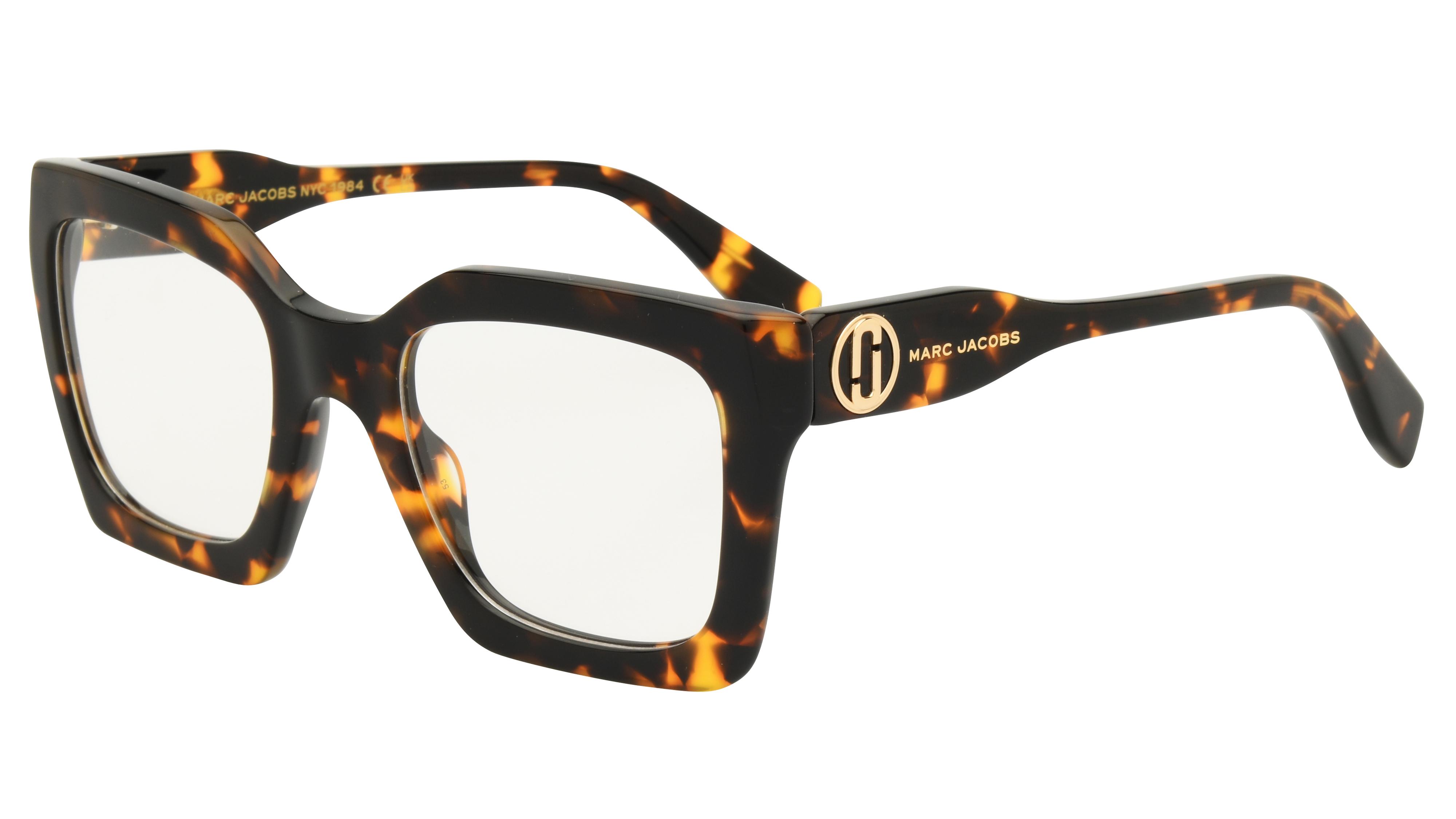 Lunettes de vue Marc Jacobs Femme Écaille Carré marc855 Trois-Quart