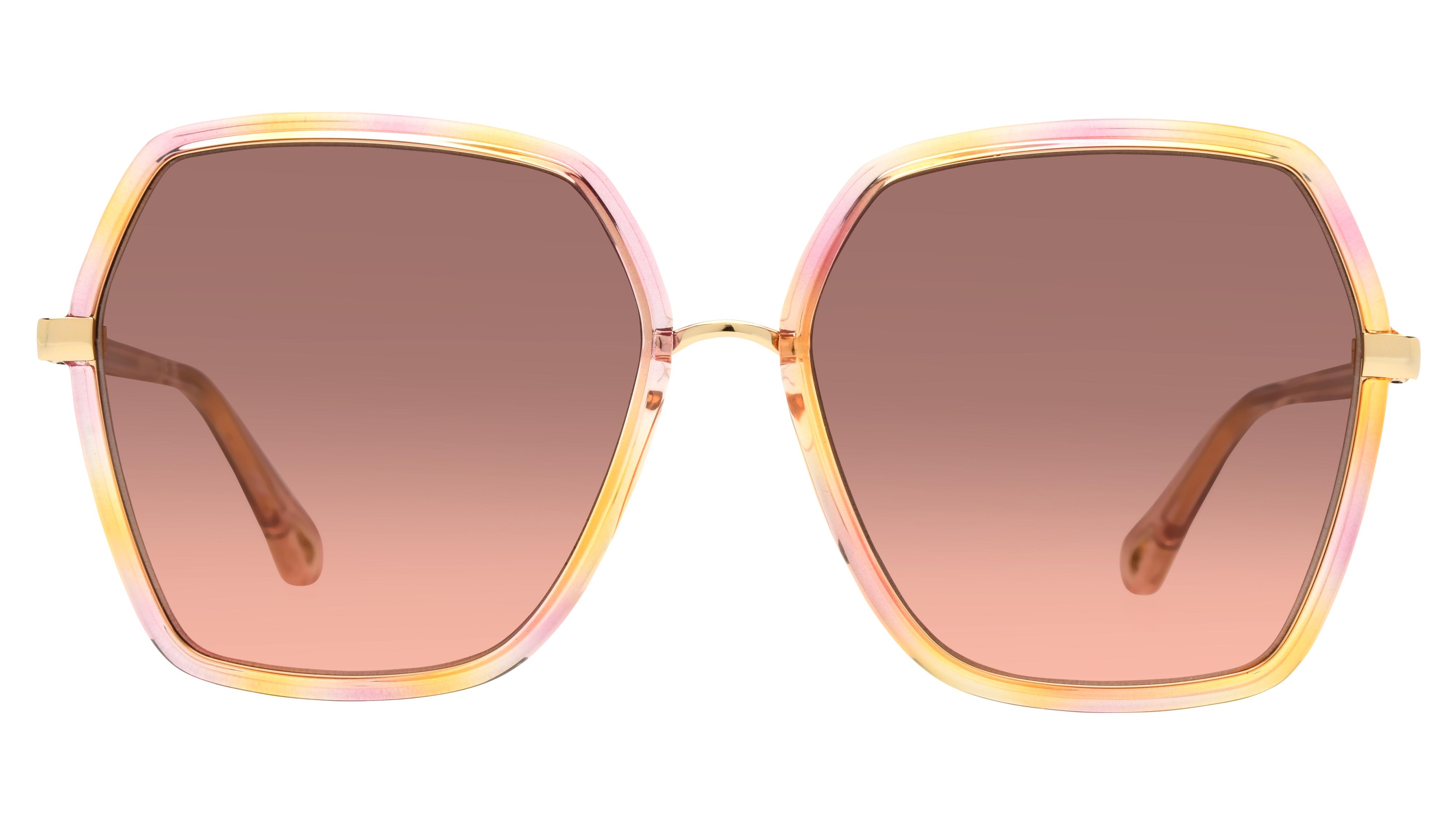 Lunettes de soleil Chloé Femme Écaille Carré Ch0262S Face