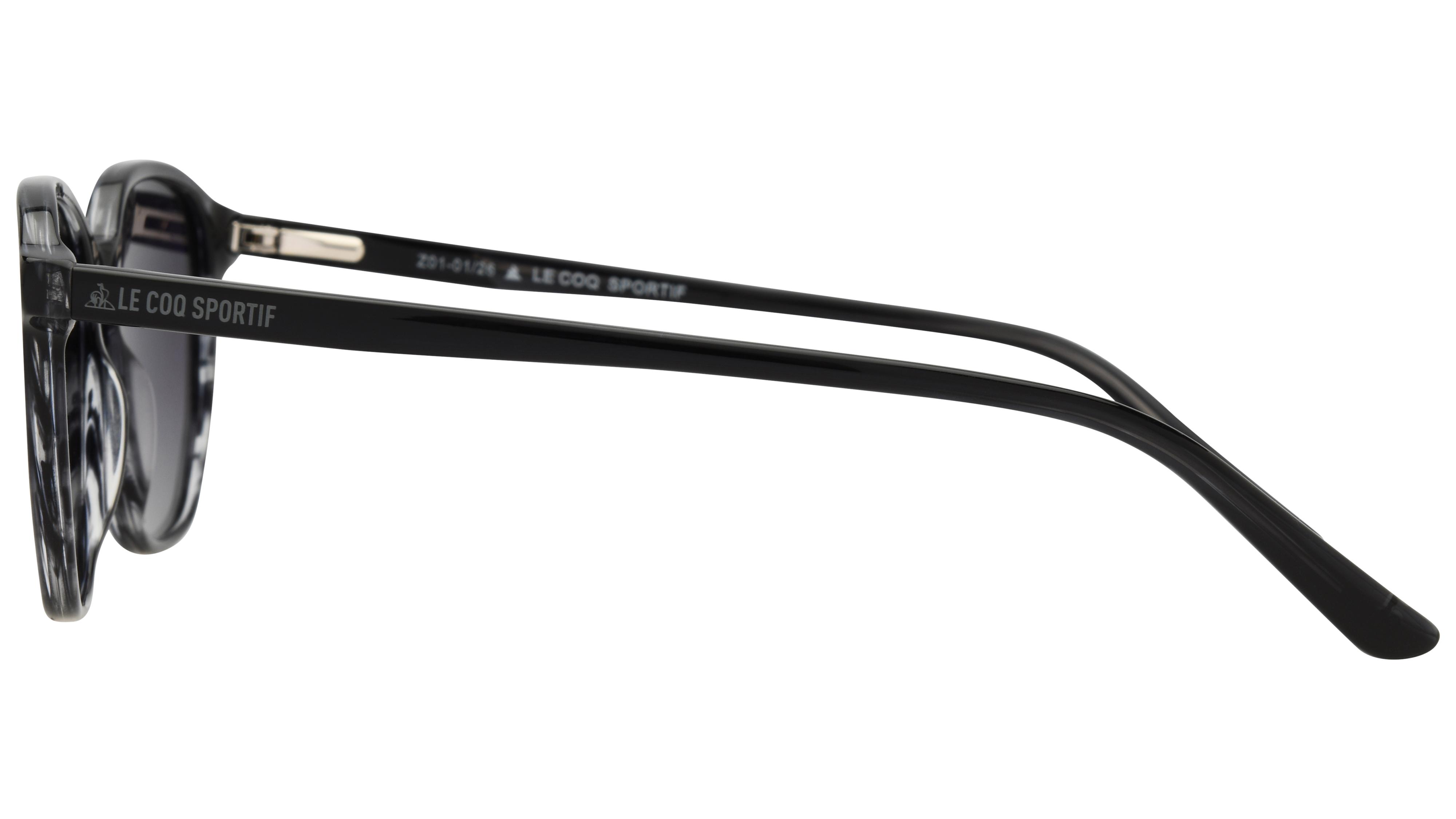 Lunettes de soleil Le Coq Sportif Homme Gris Rectangle Lcs2407/S Gauche