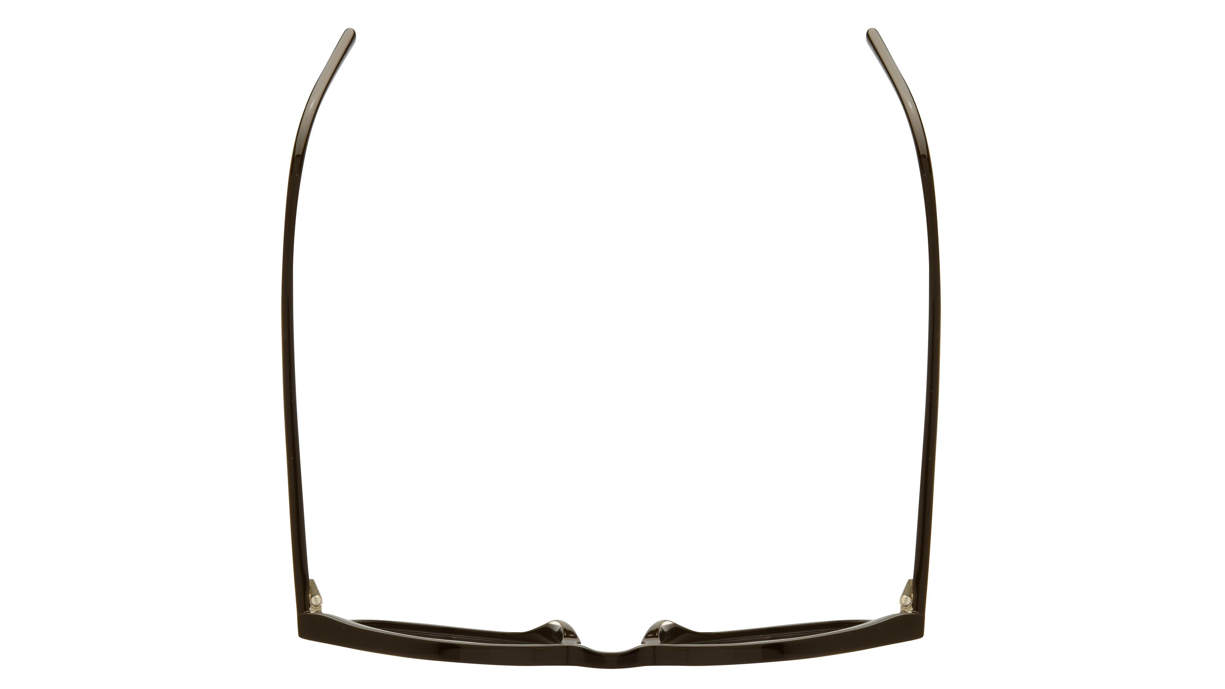 Lunettes de vue Saint Laurent Mixte Marron Pantos Sl106 Dessus