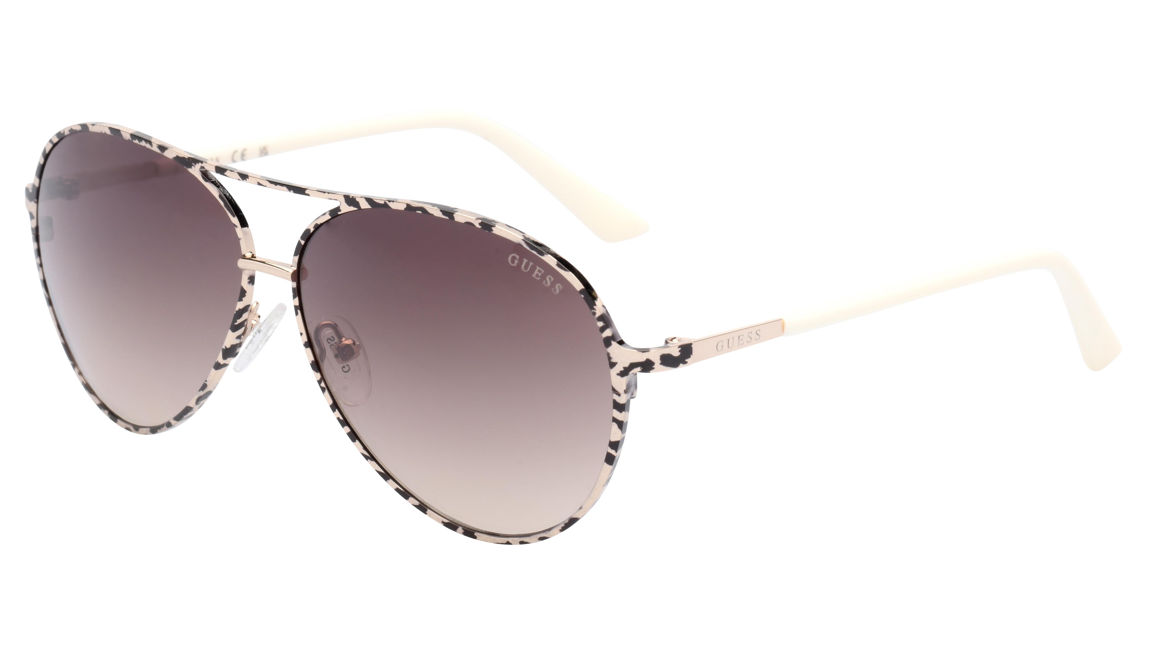 Lunettes de soleil Guess GU7847 33F Or Brillant Aviateur Krys
