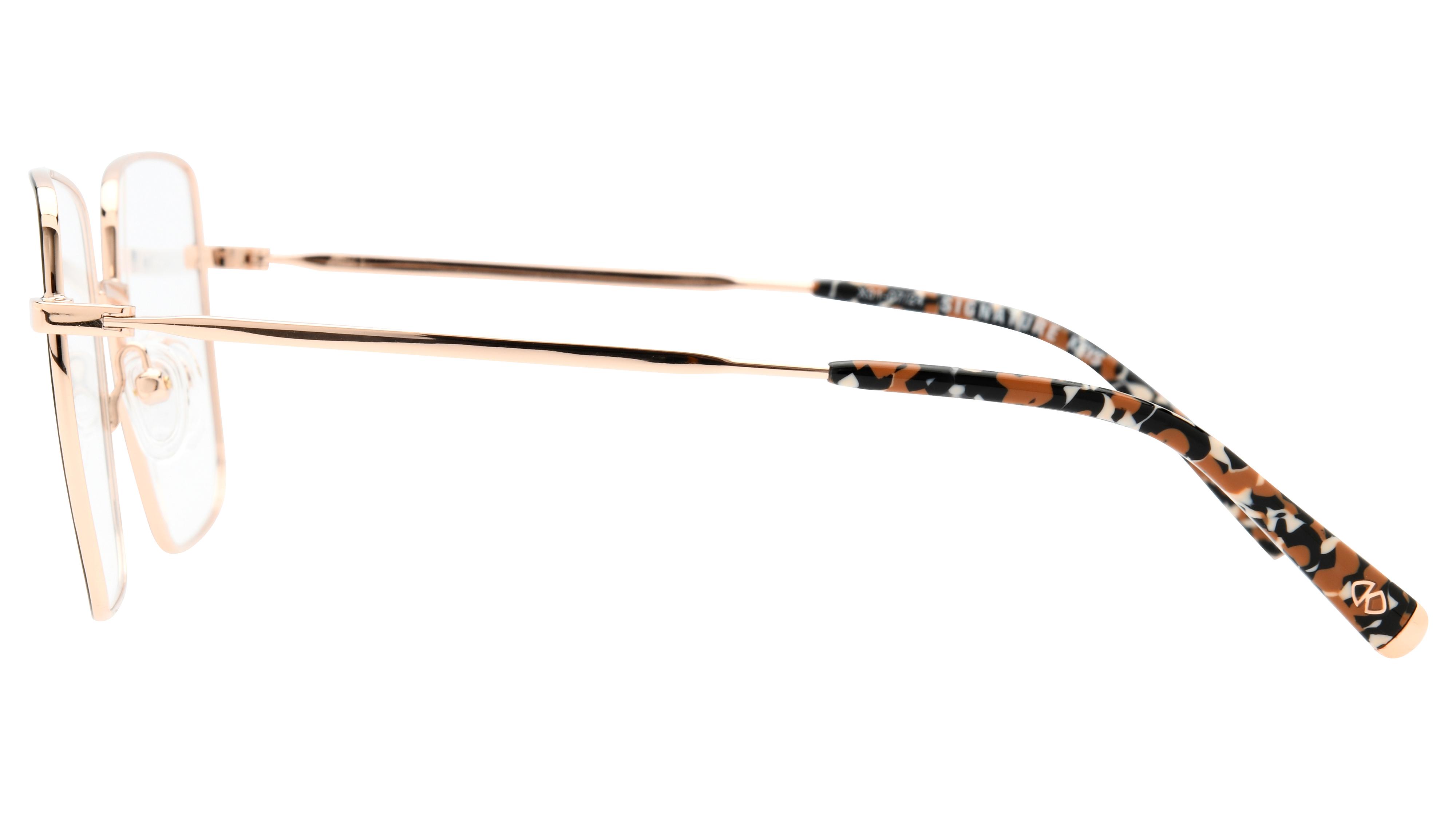 Lunettes de vue Signature Krys Femme Or Carré Ml2408 Gauche