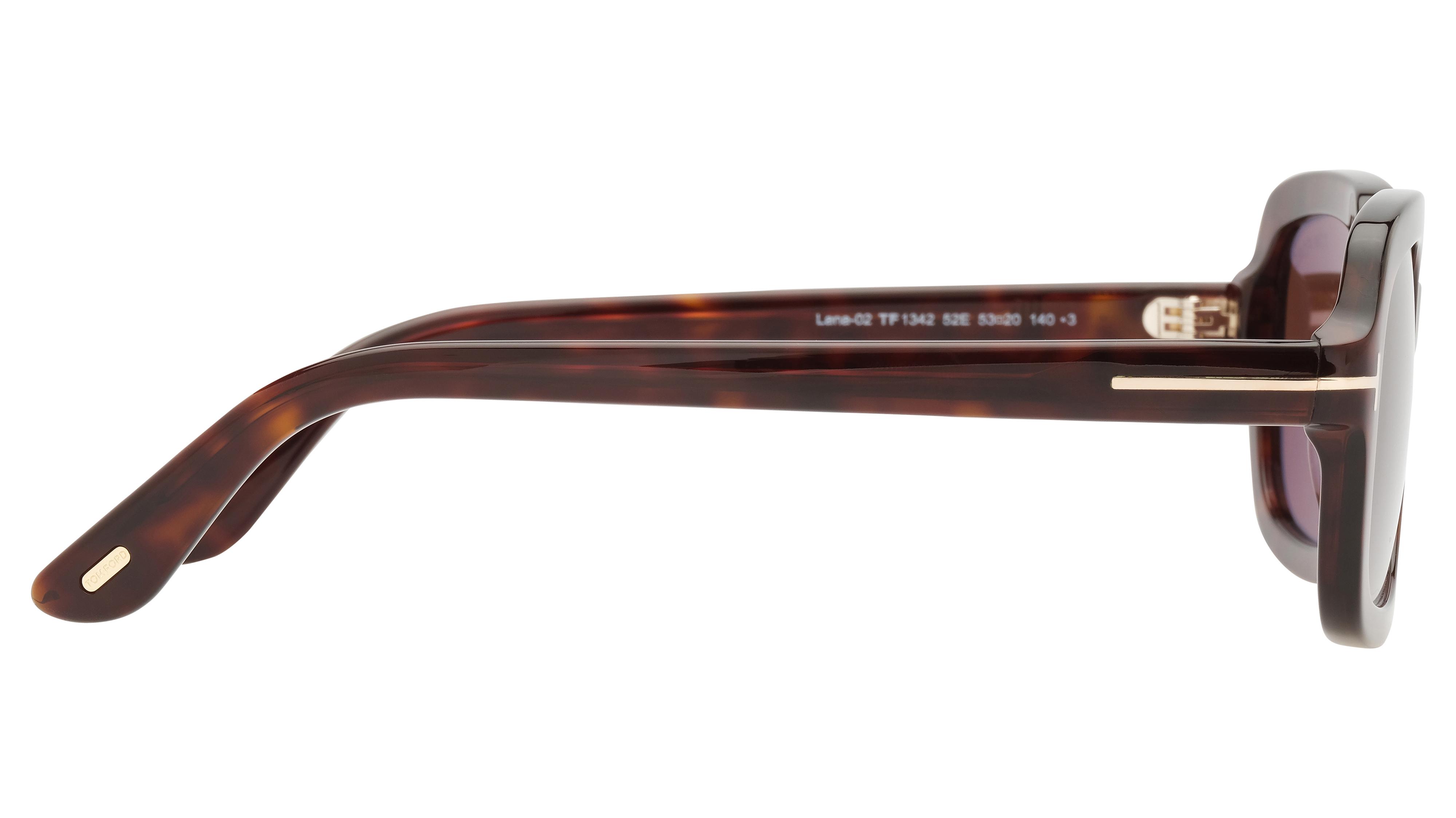 Lunettes de soleil Tom Ford Femme Écaille Rectangle Ft1342 Droite
