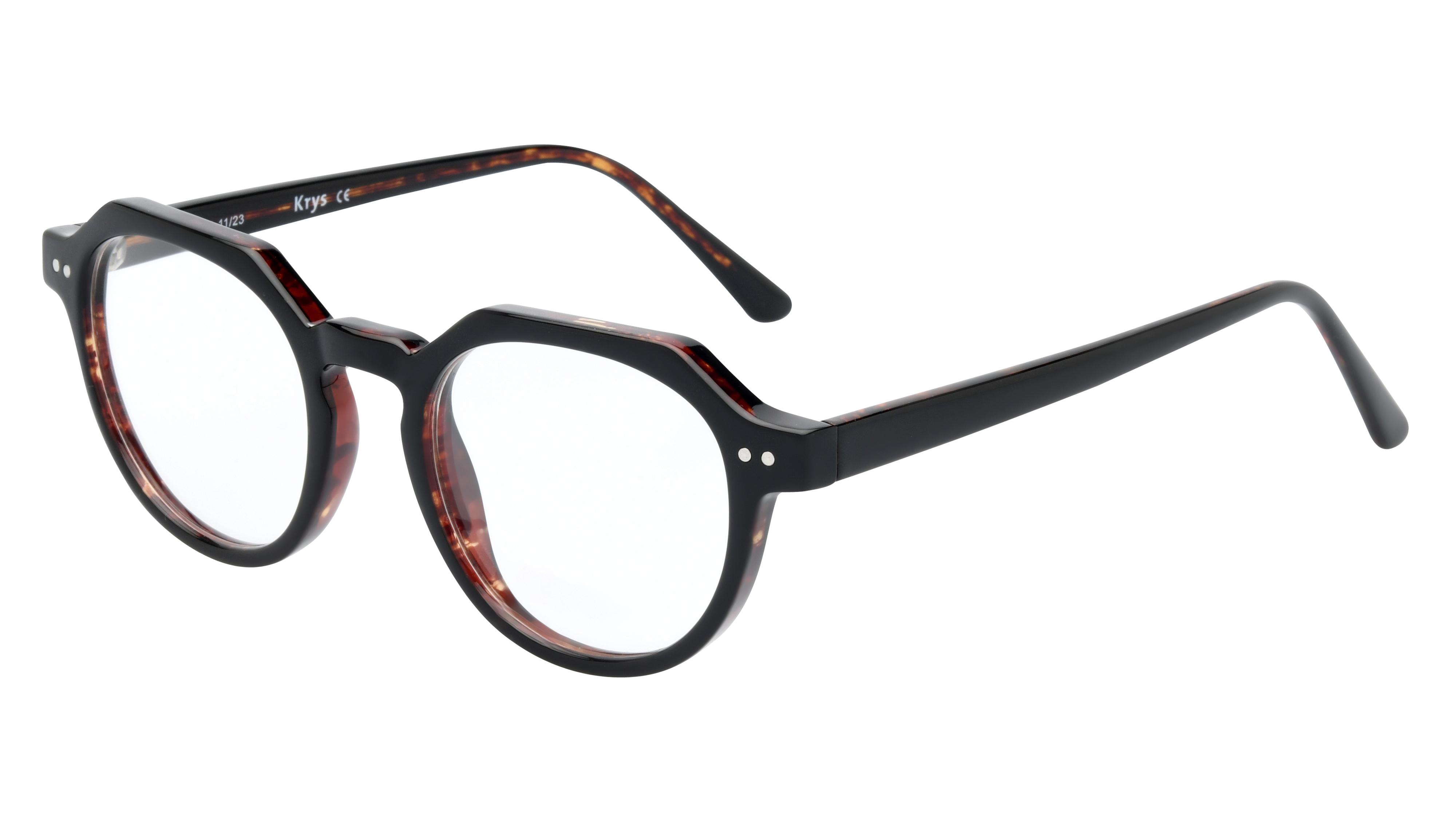 Lunettes de vue Signature Krys Homme Noir Pantos Kor2405 Trois-Quart
