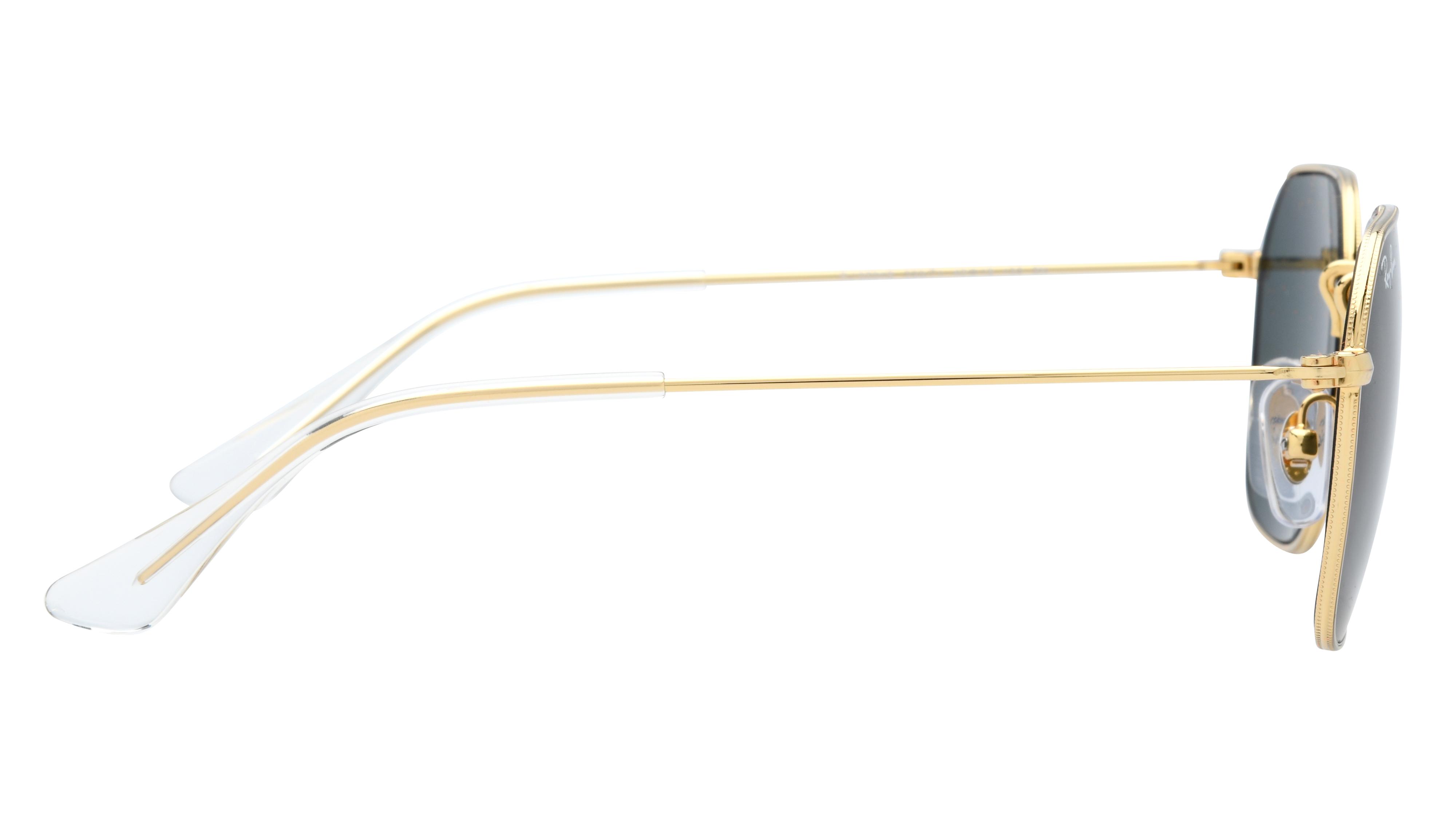 Lunettes de soleil Ray-Ban Mixte Or Carré RJ9594S Droite