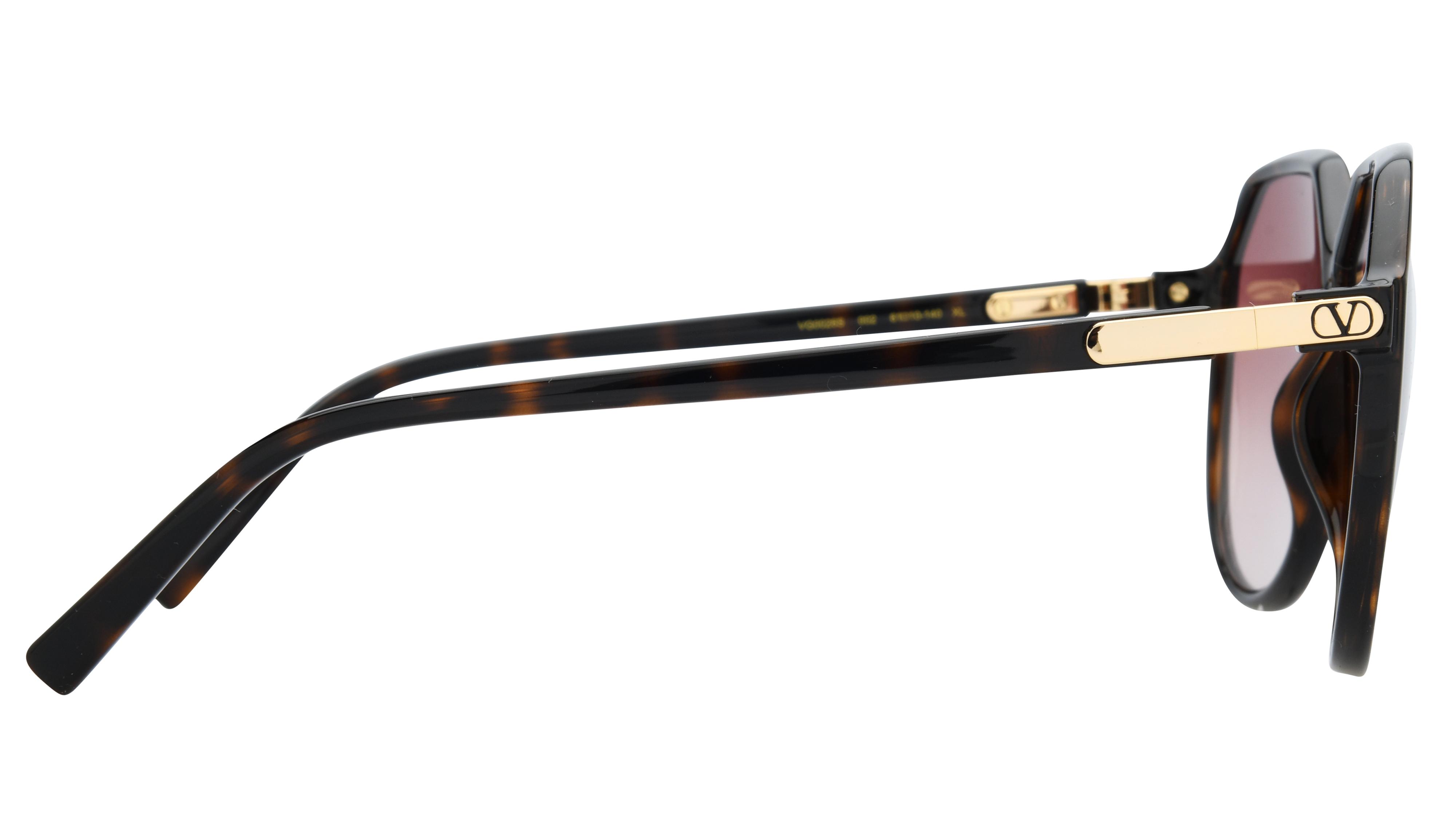 Lunettes de soleil Valentino Femme Écaille Aviateur Vg0026S Droite