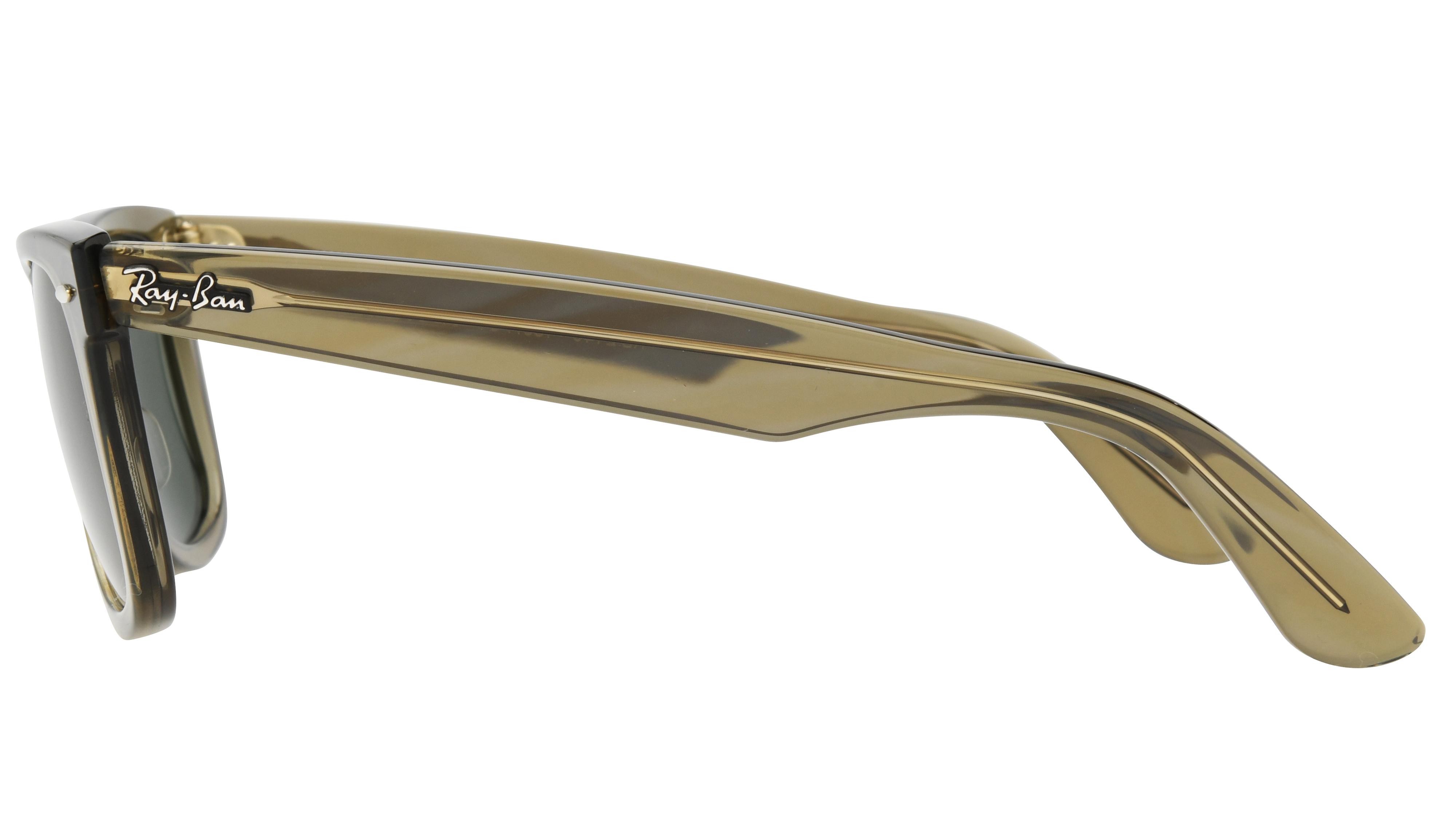 Lunettes de soleil Ray-Ban Mixte Vert Wayfarer RB2140 Gauche