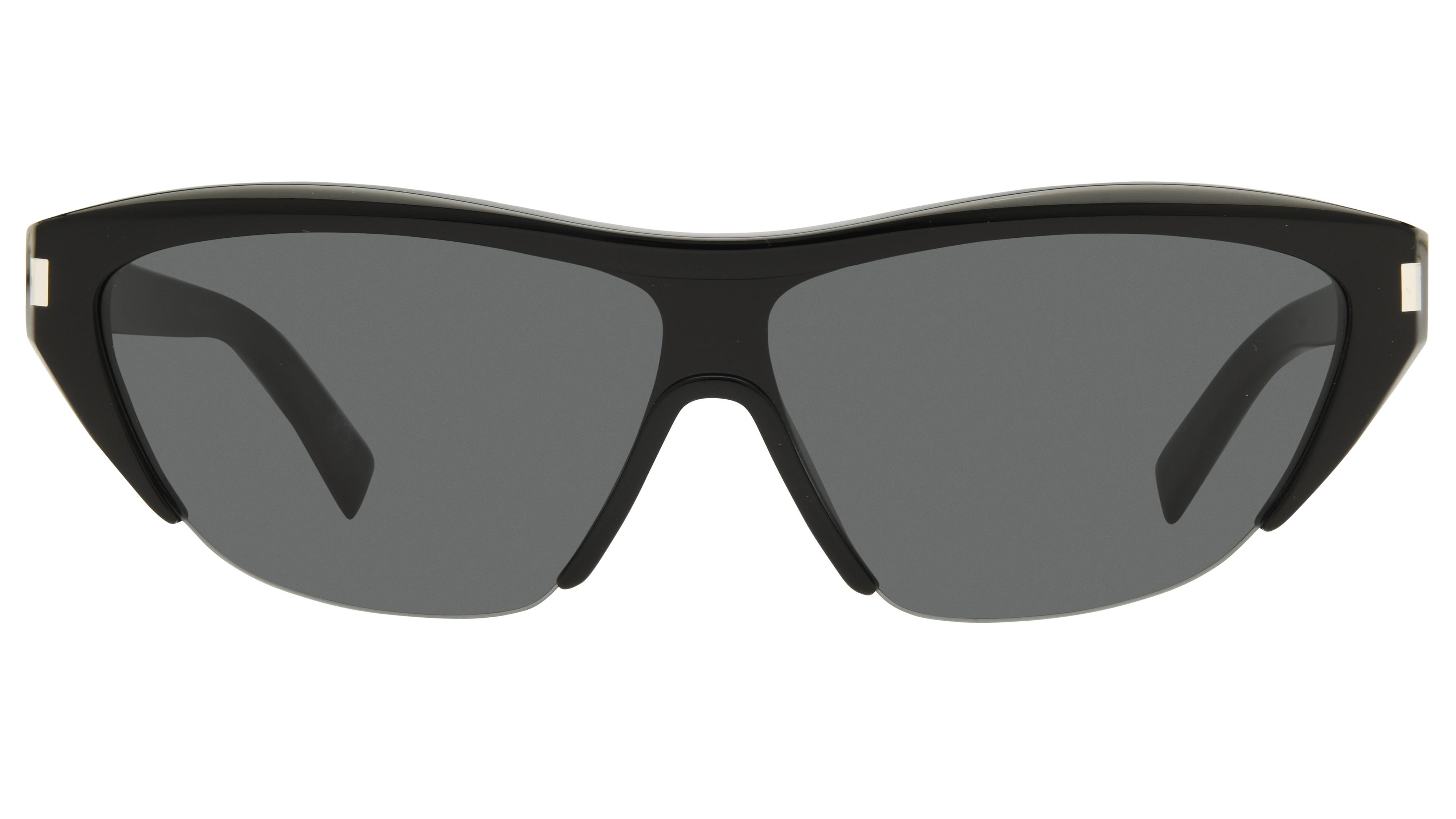 Lunettes de soleil Saint Laurent Femme Noir Rectangle Sl704 Face