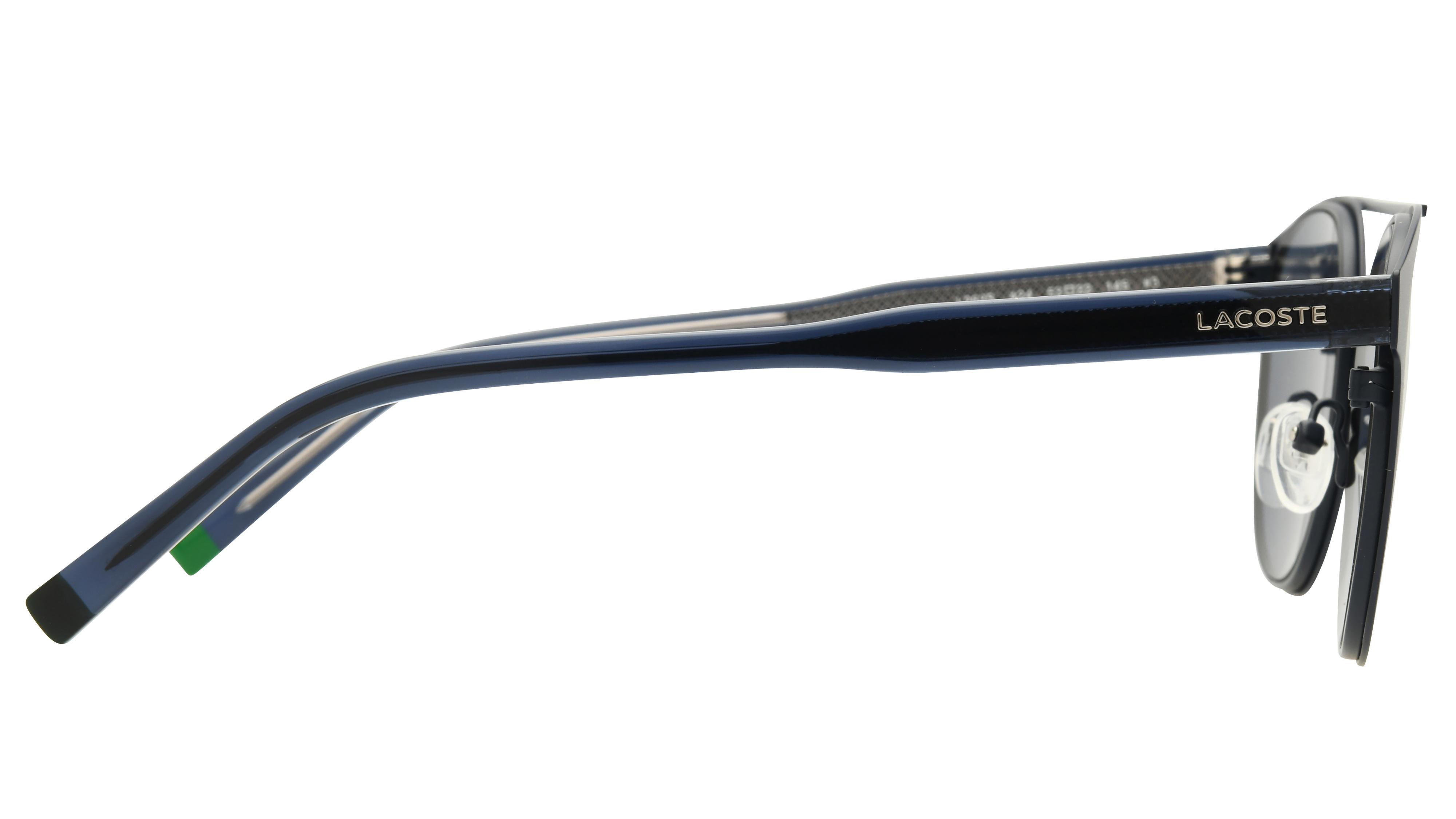 Lunettes de soleil Lacoste Homme Bleu Ovale L263S Droite