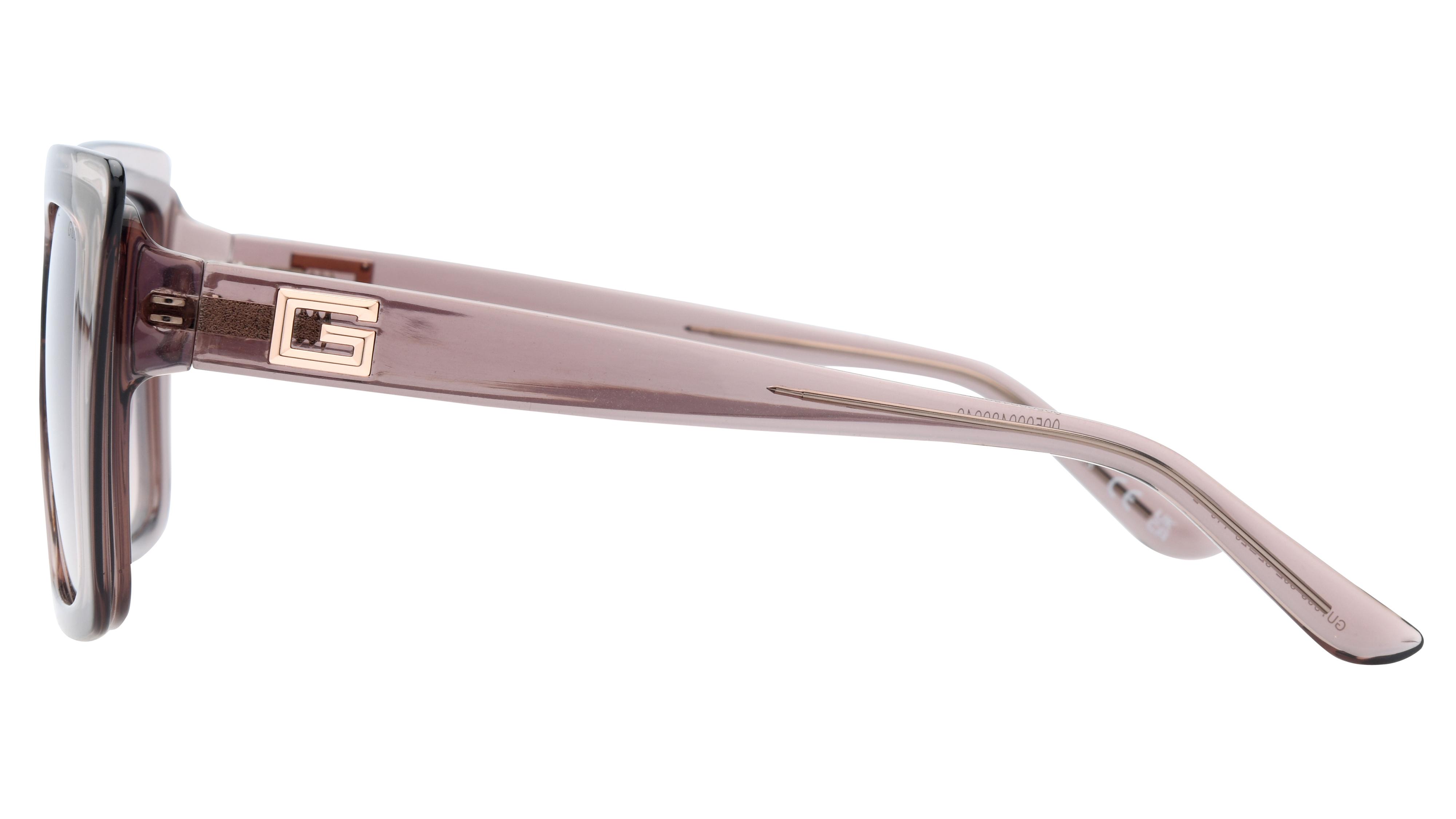 Lunettes de soleil Guess Femme Marron Carré GU7908 Gauche