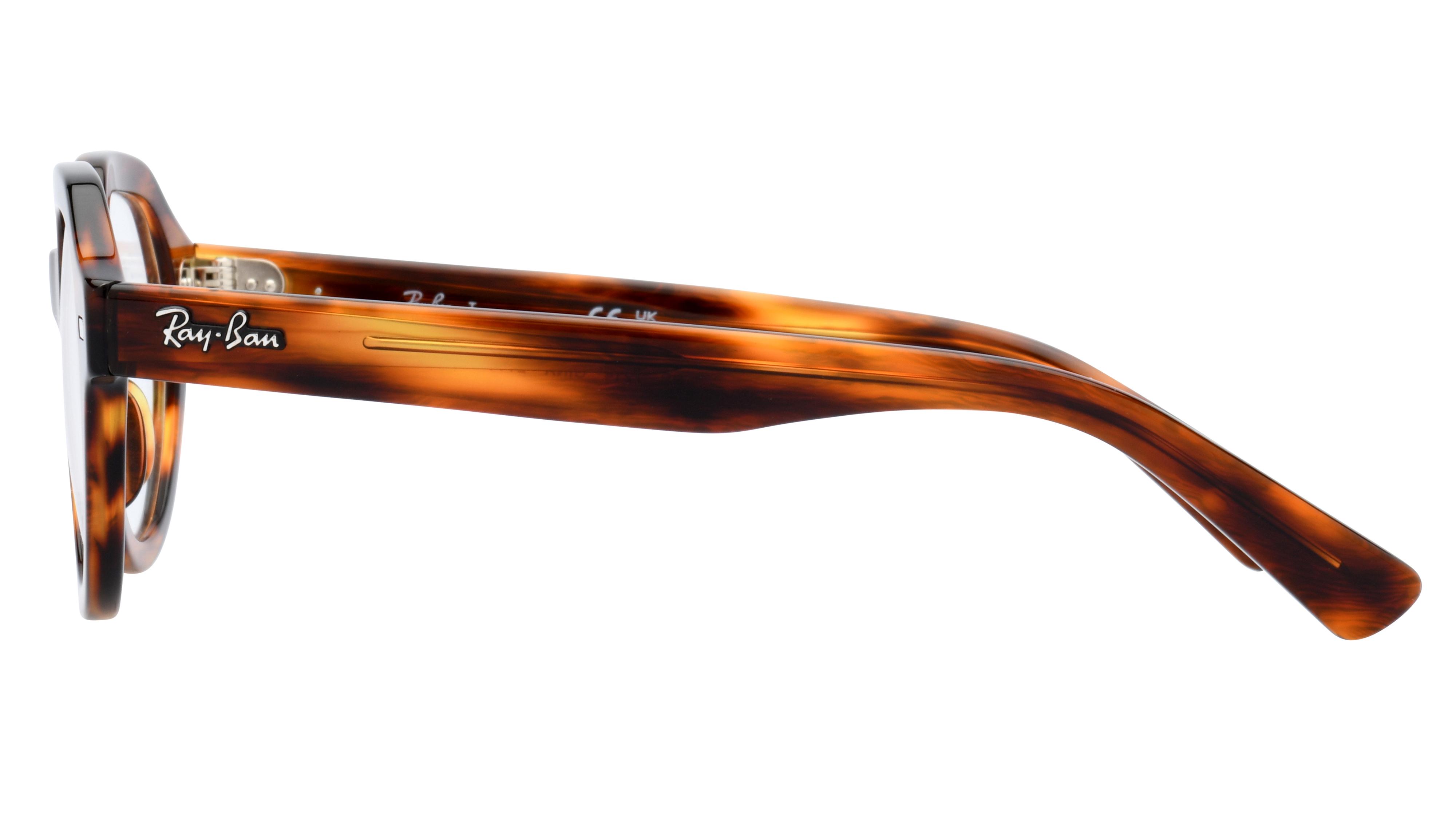 Lunettes de vue Ray-Ban Mixte Écaille Carré Rx7214 Gauche