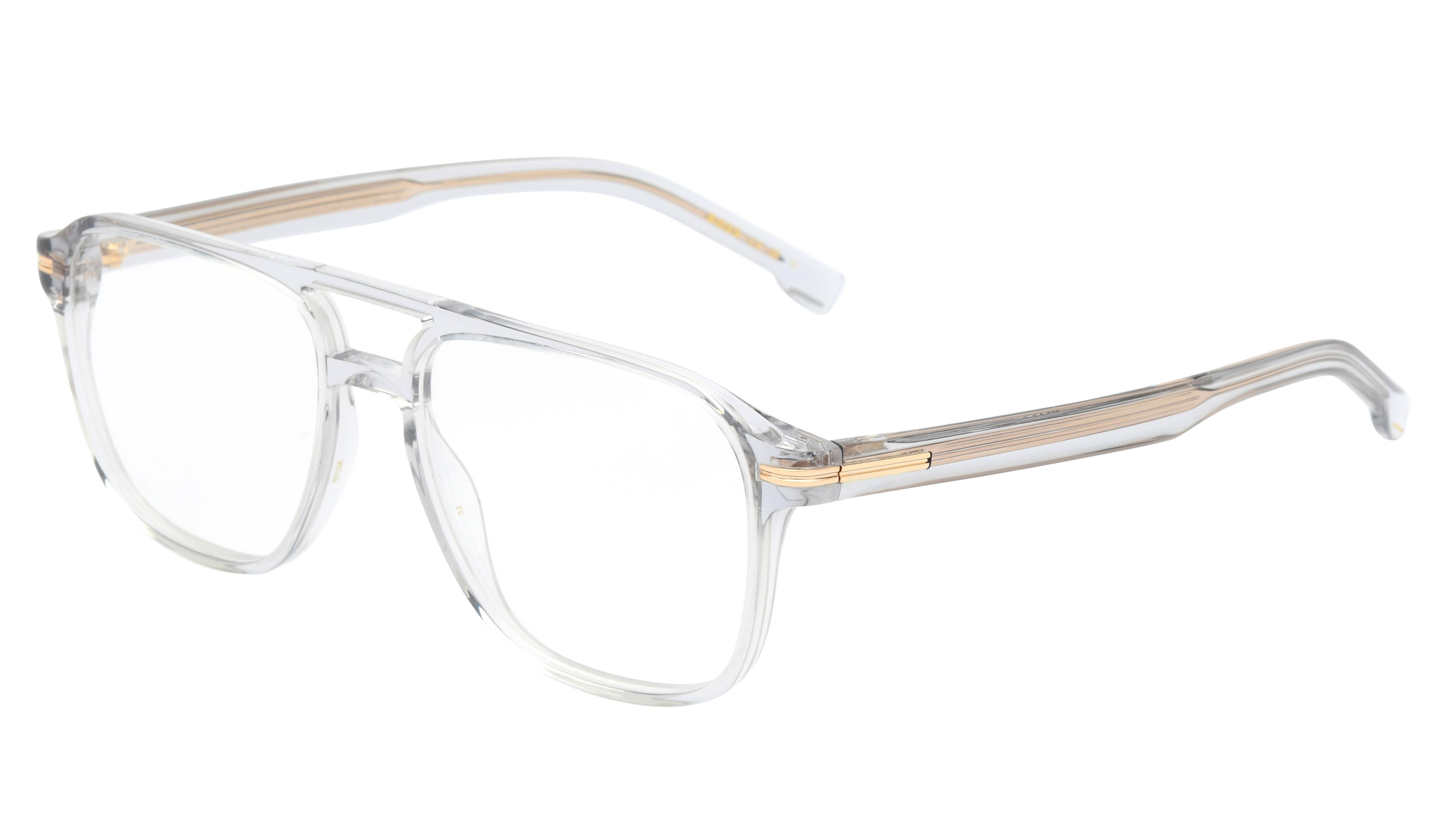 Lunettes de vue Boss Homme Gris Aviateur Boss1600 Trois-Quart
