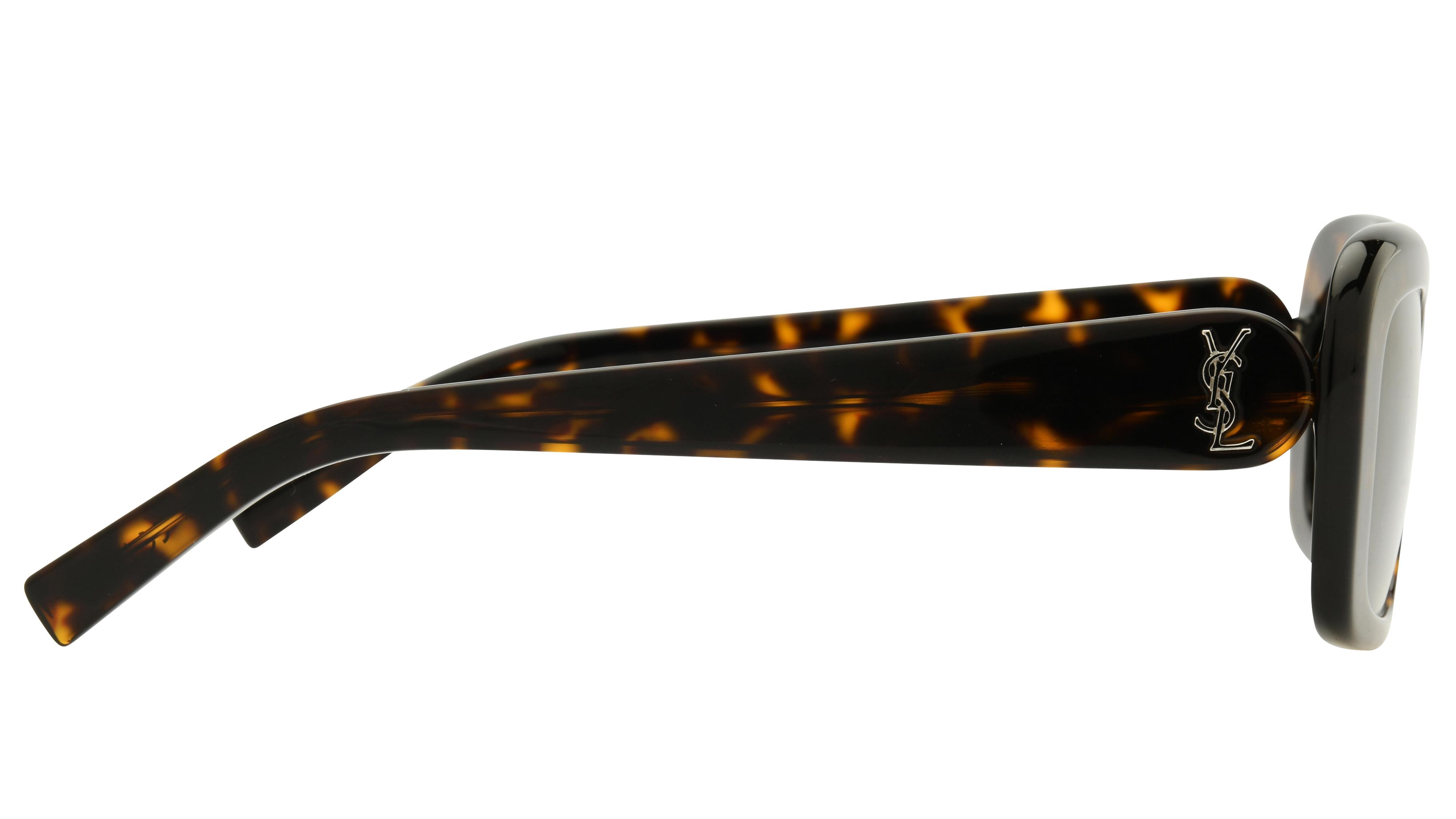 Lunettes de soleil Saint Laurent Femme Marron Rectangle slm130 Droite