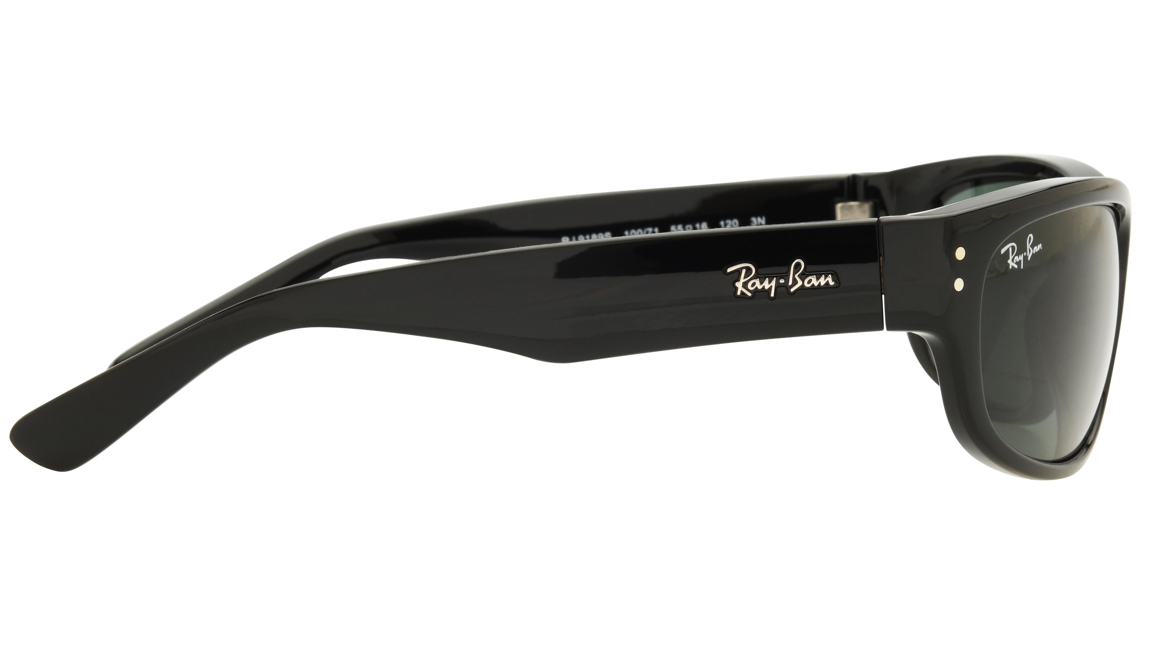 Lunettes de soleil Ray-Ban Enfant Noir Sport RJ9189S Droite