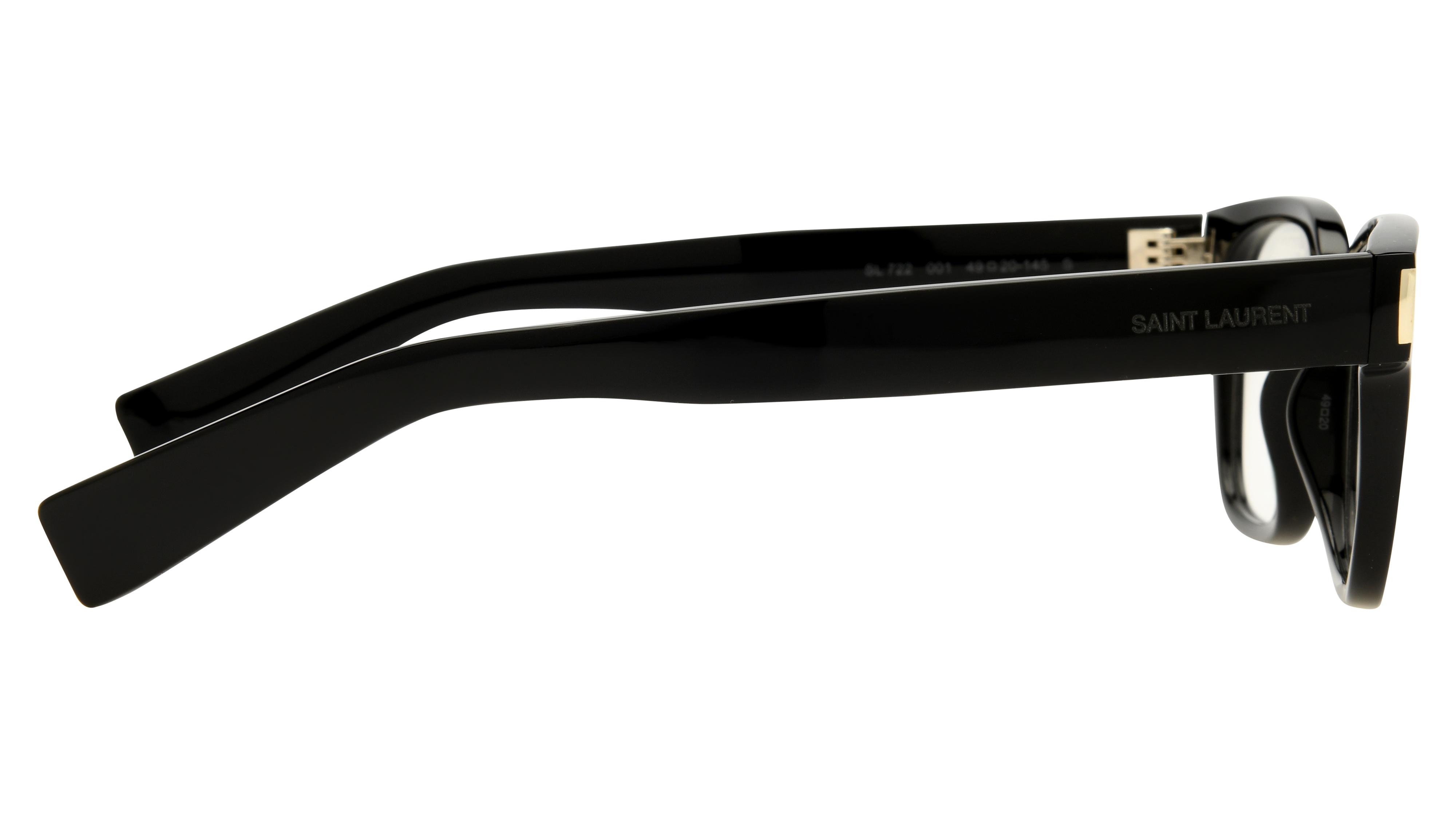 Lunettes de vue Saint Laurent Femme Noir Rectangle Sl Droite