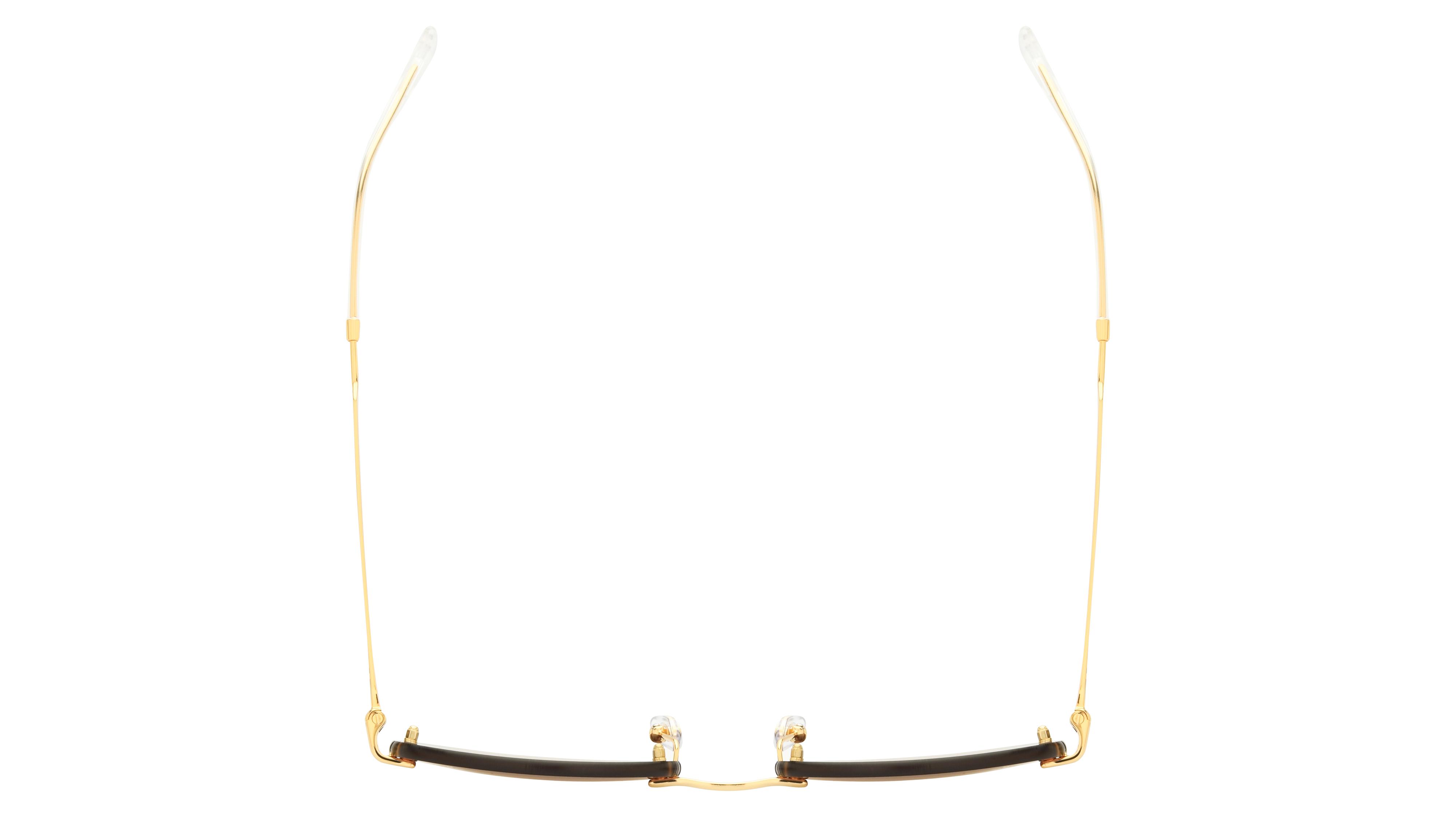 Lunettes de soleil Ray-Ban Mixte Or Ovale RB3767 Dessus