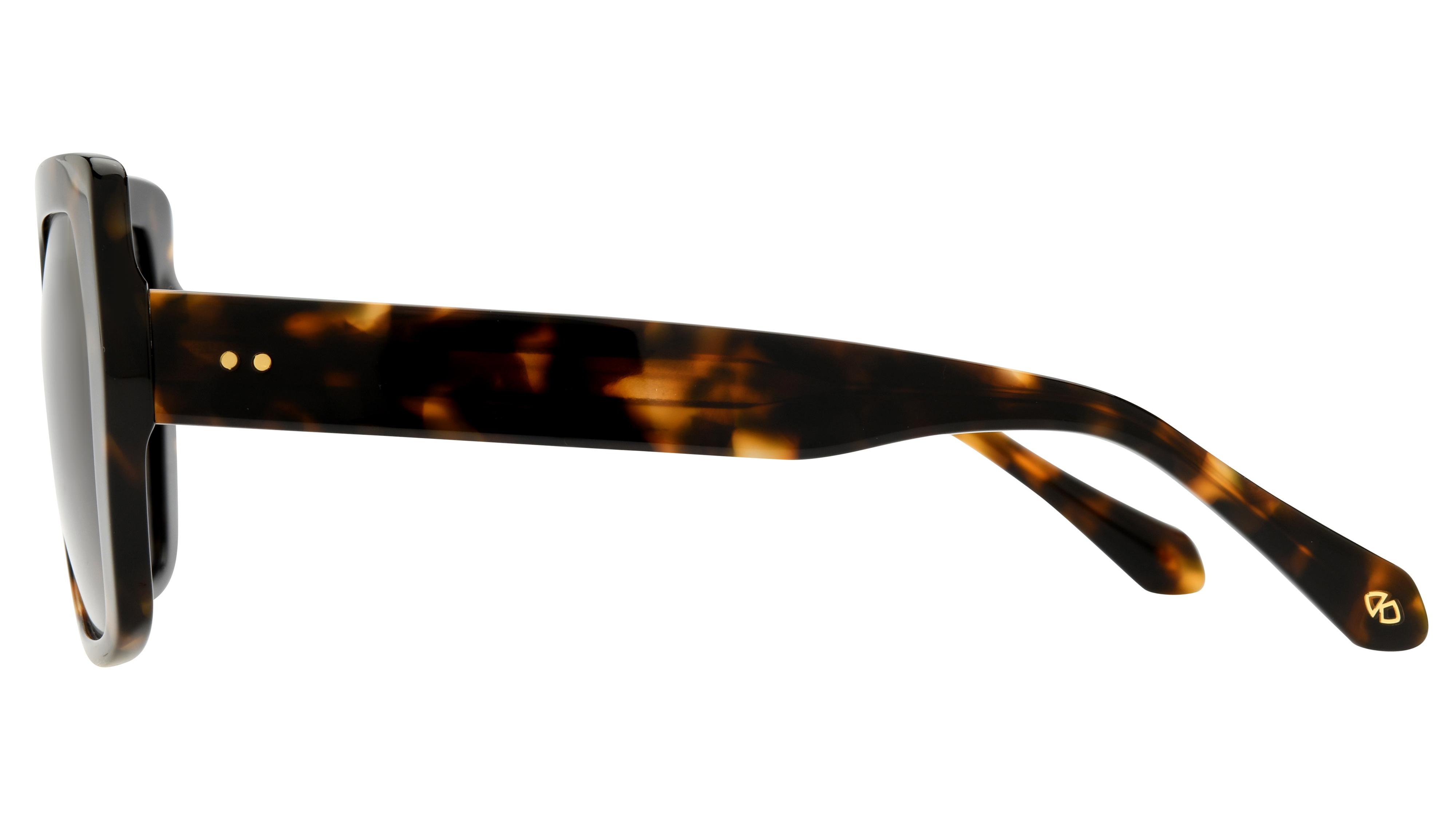 Lunettes de soleil Signature Krys Femme Écaille Rectangle Skj2527-E Gauche