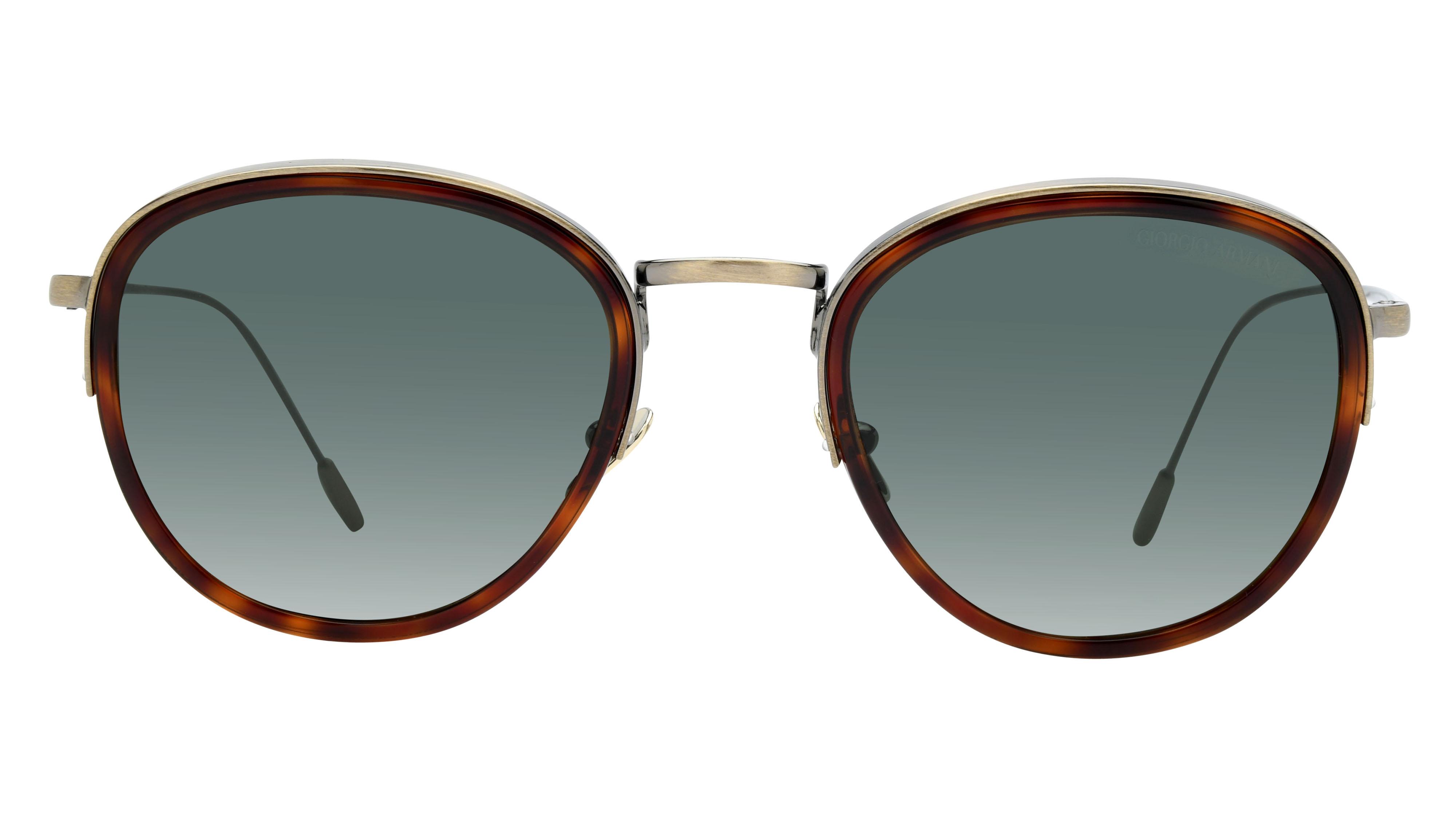 Lunettes de soleil Giorgio Armani Homme Gris Ronde Ar6068 Face