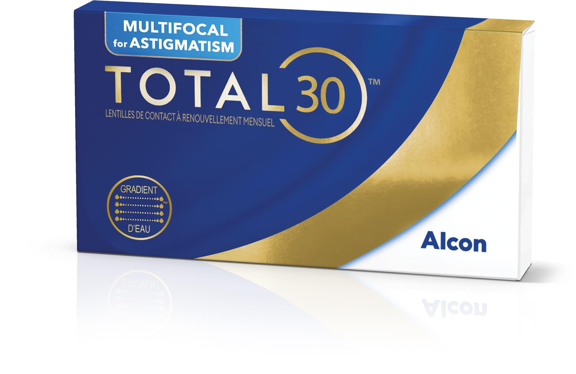 Lentilles de contact Total 30 Multifocal High for Astigmatism Boîte de 6