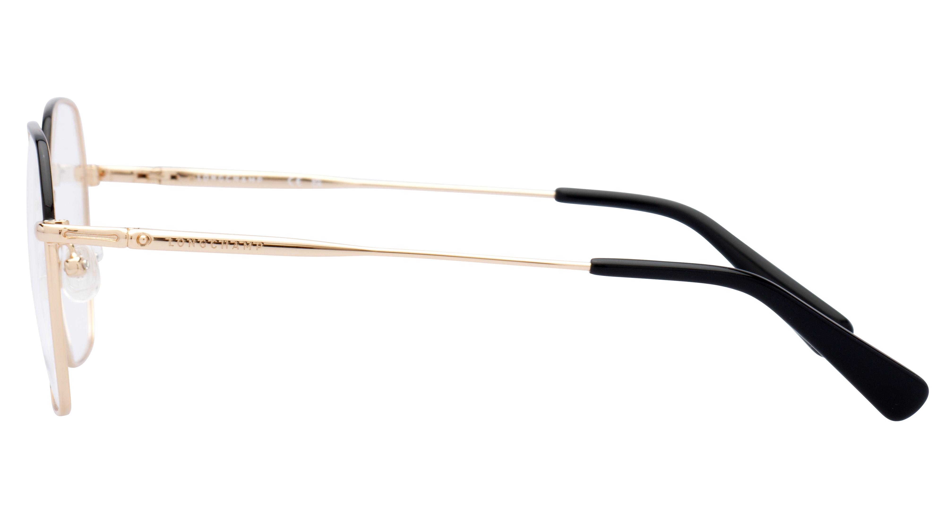 Lunettes de vue Longchamp Femme Noir Carré LO2152 Gauche