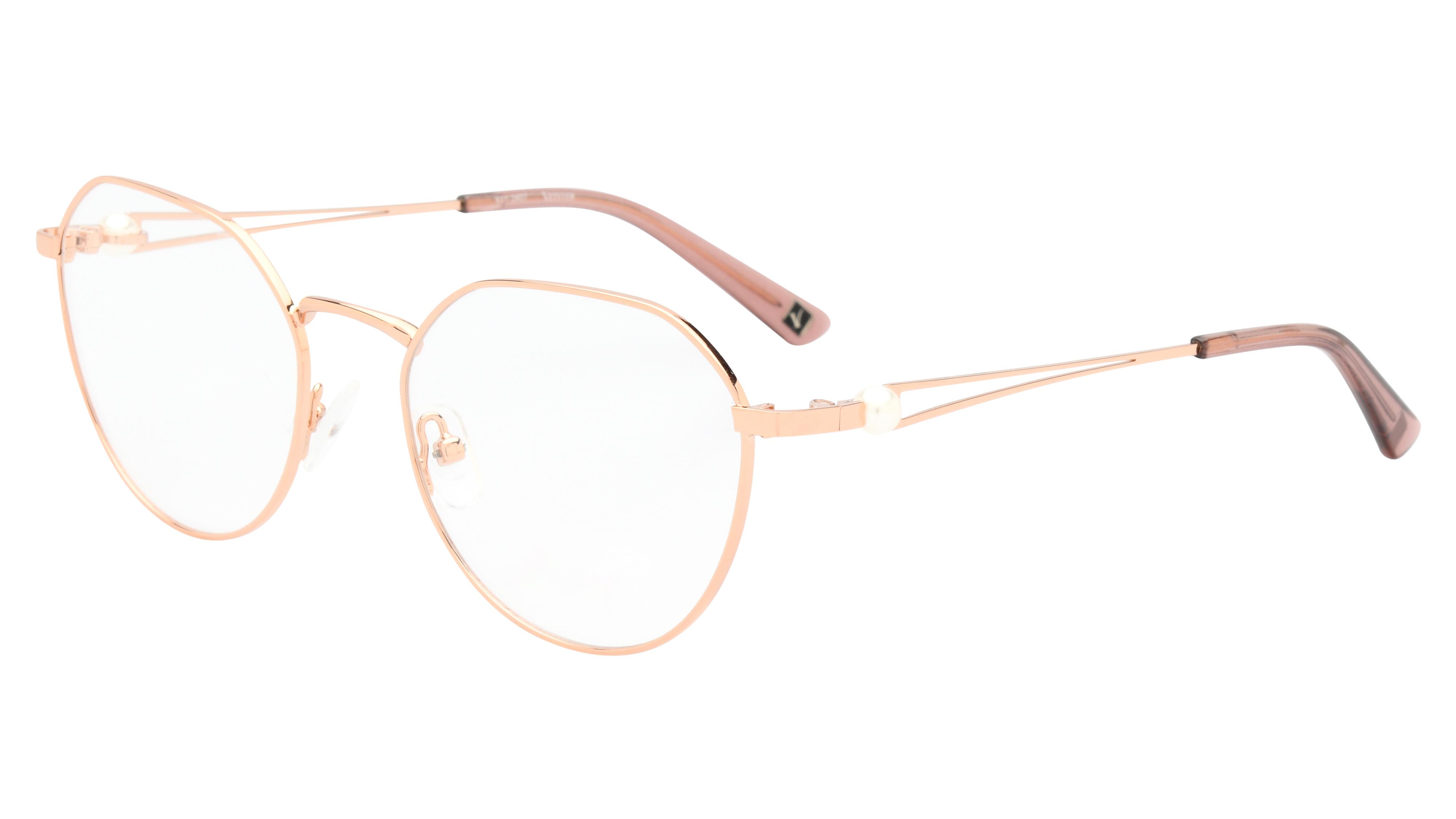 Lunettes de vue Vetyver Femme Or Pantos ve2501f Trois-Quart