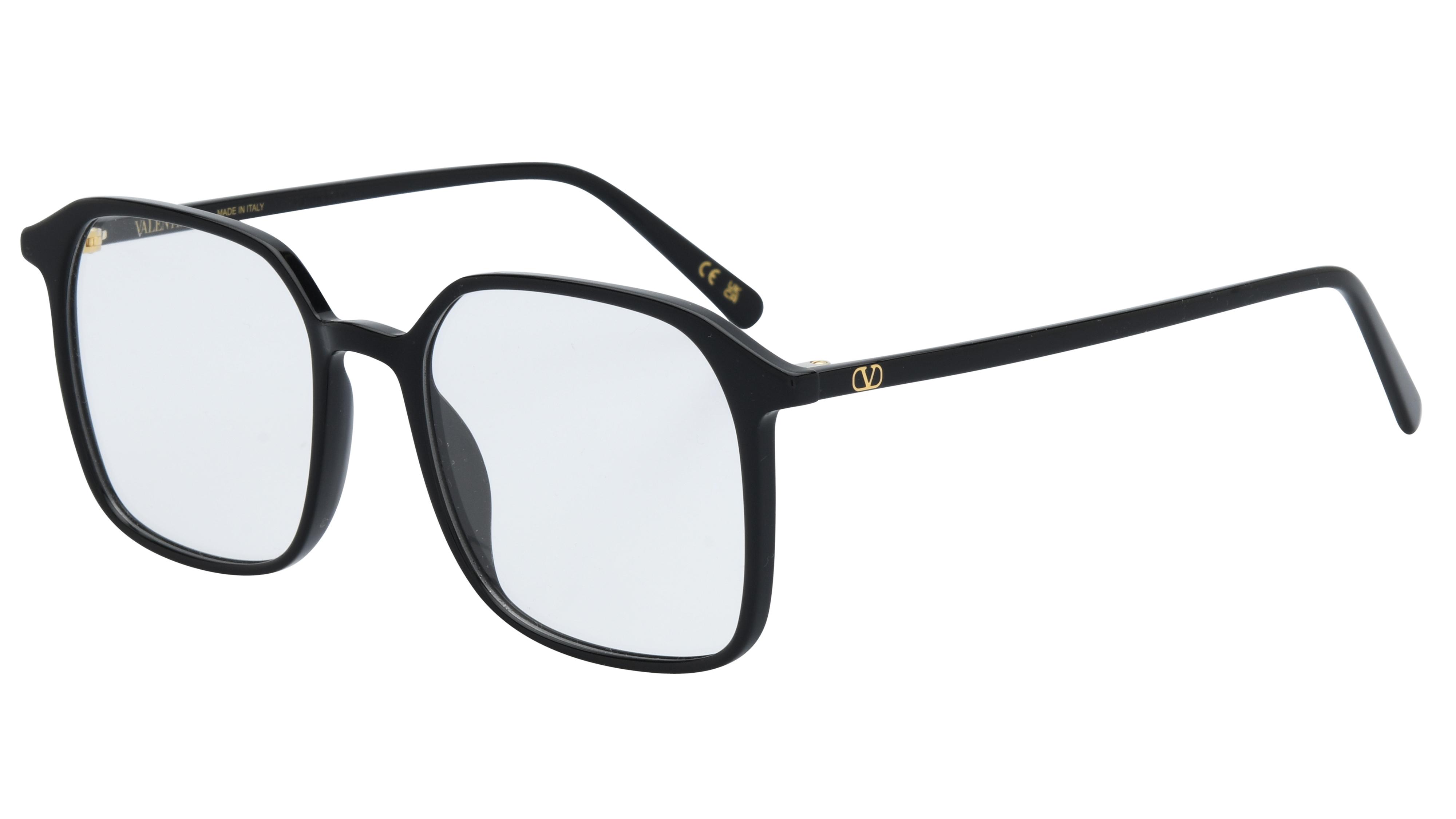 Lunettes de vue Valentino Femme Noir Carré Vg0022O Trois-Quart