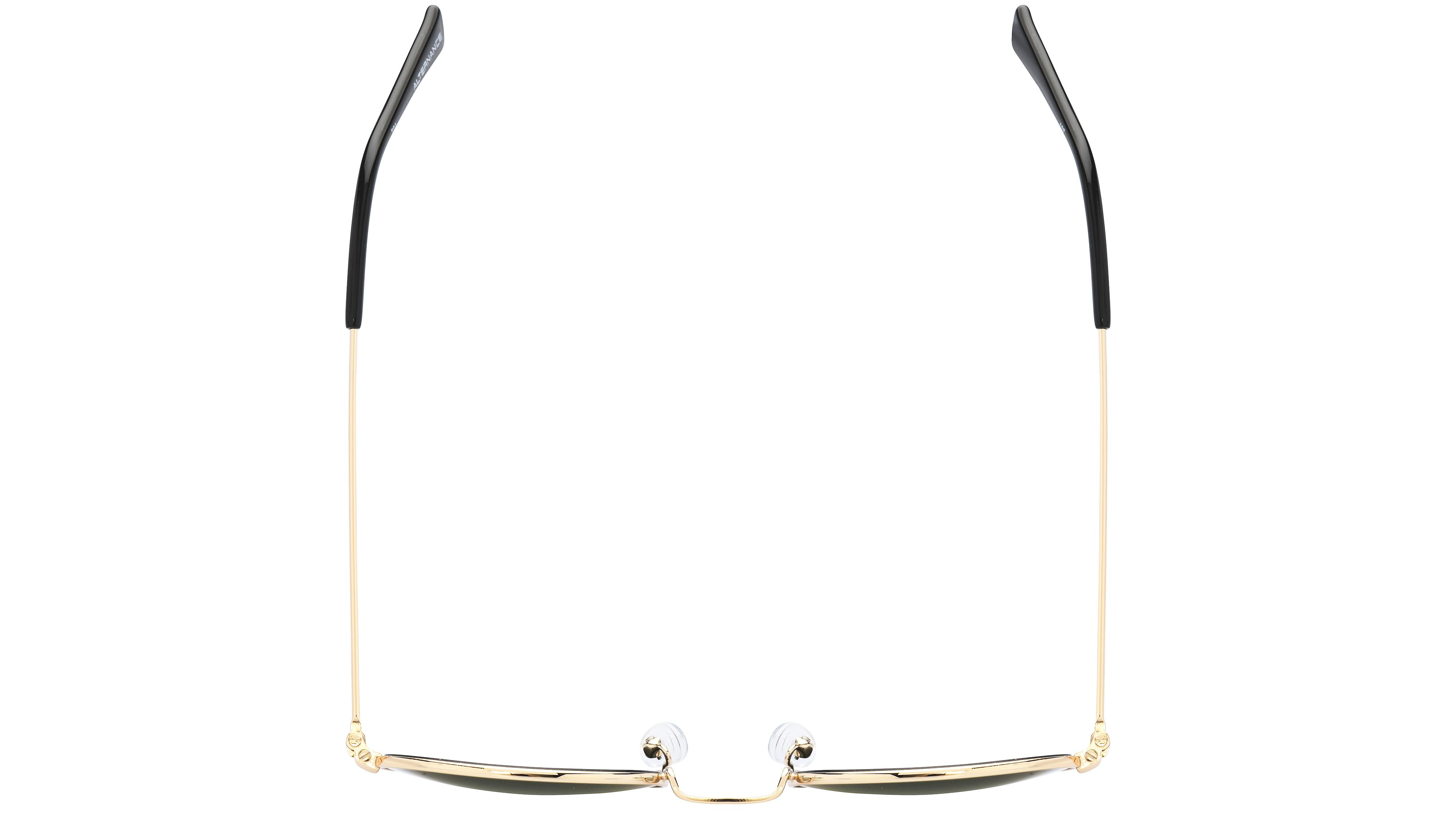 Lunettes de soleil Alternance Enfant Or Ronde Alt21213 Dessus