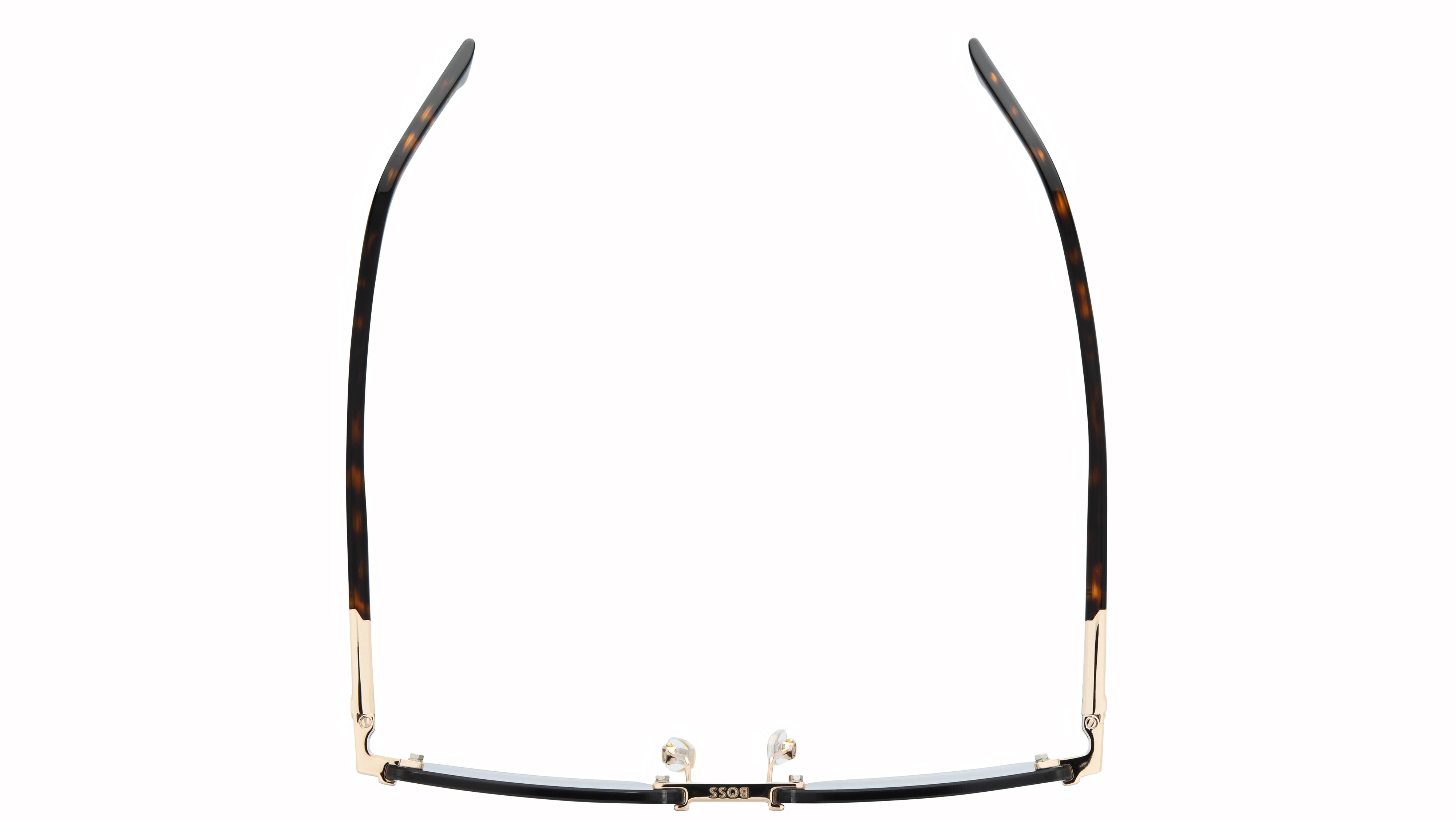 Lunettes de soleil Boss Homme Or Rectangle BOSS Dessus